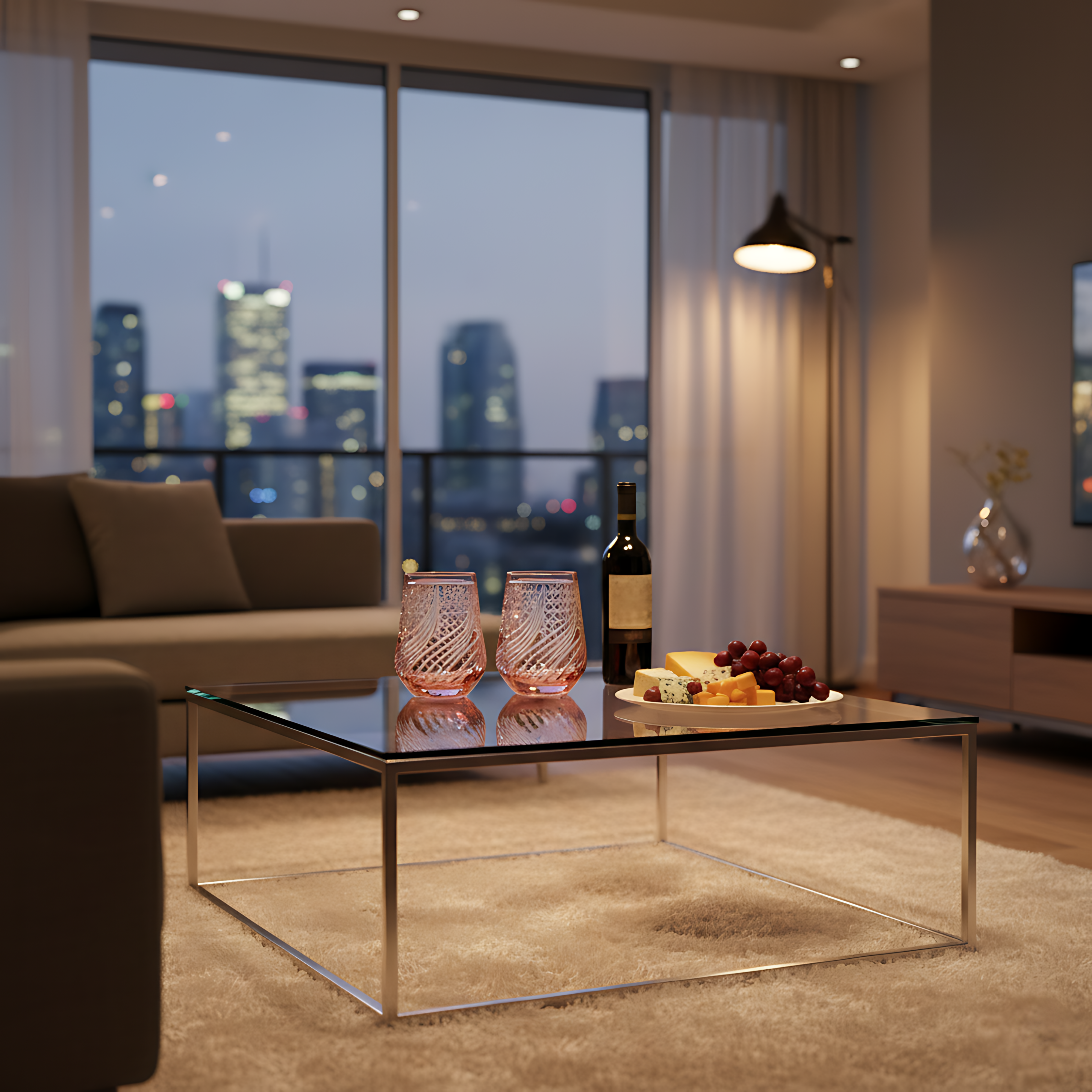 Aurora Stemless Wine Glass - Set Of 2 - Margerie Crystal USA