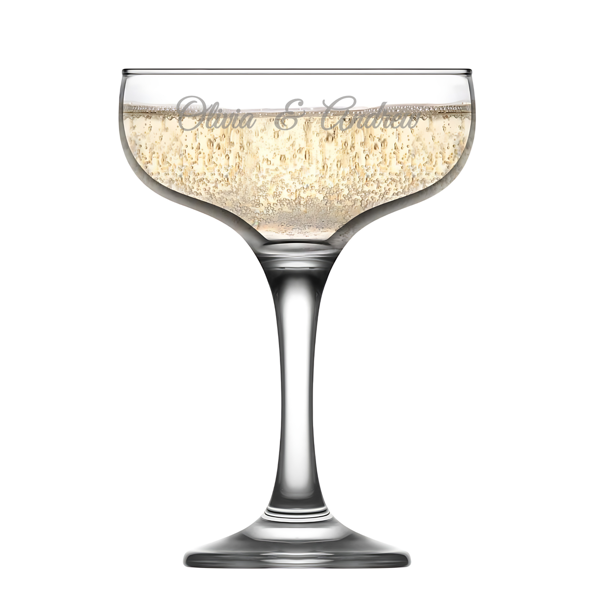 Personalized Coupe Glasses - Set of 2