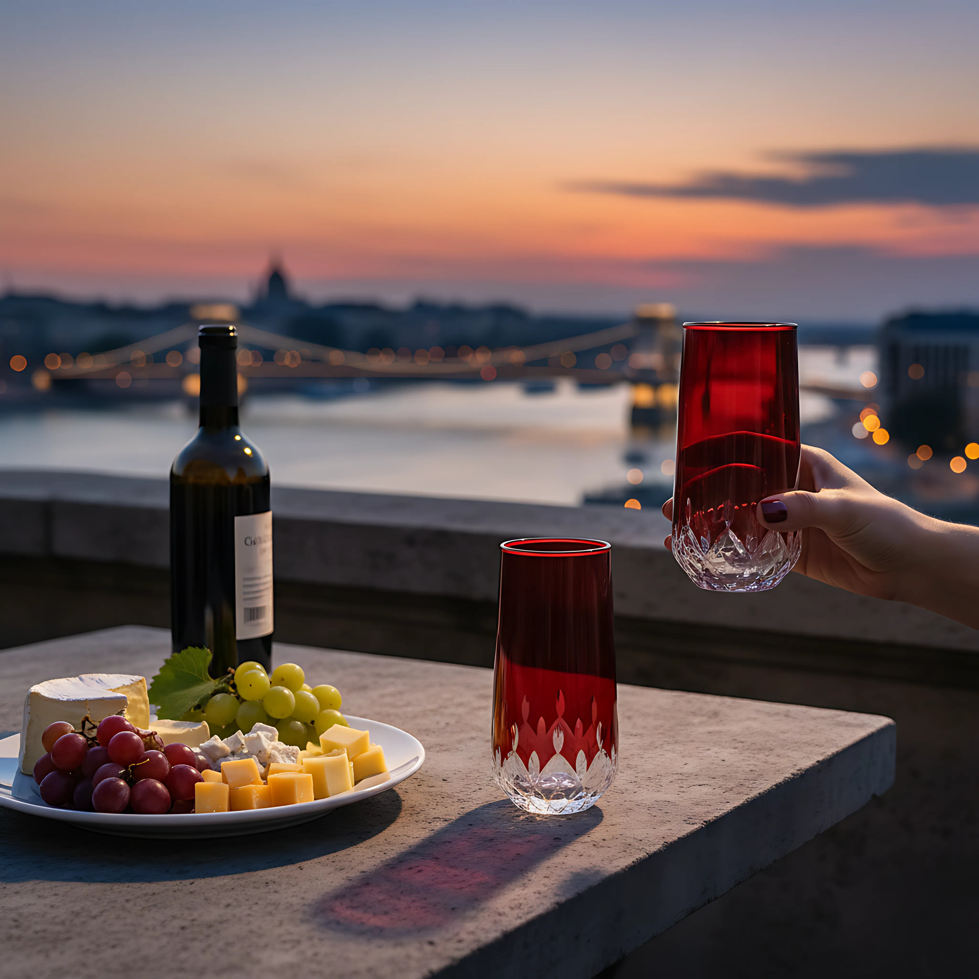 Aria Highball Glass - Set Of 2 - Margerie Crystal USA