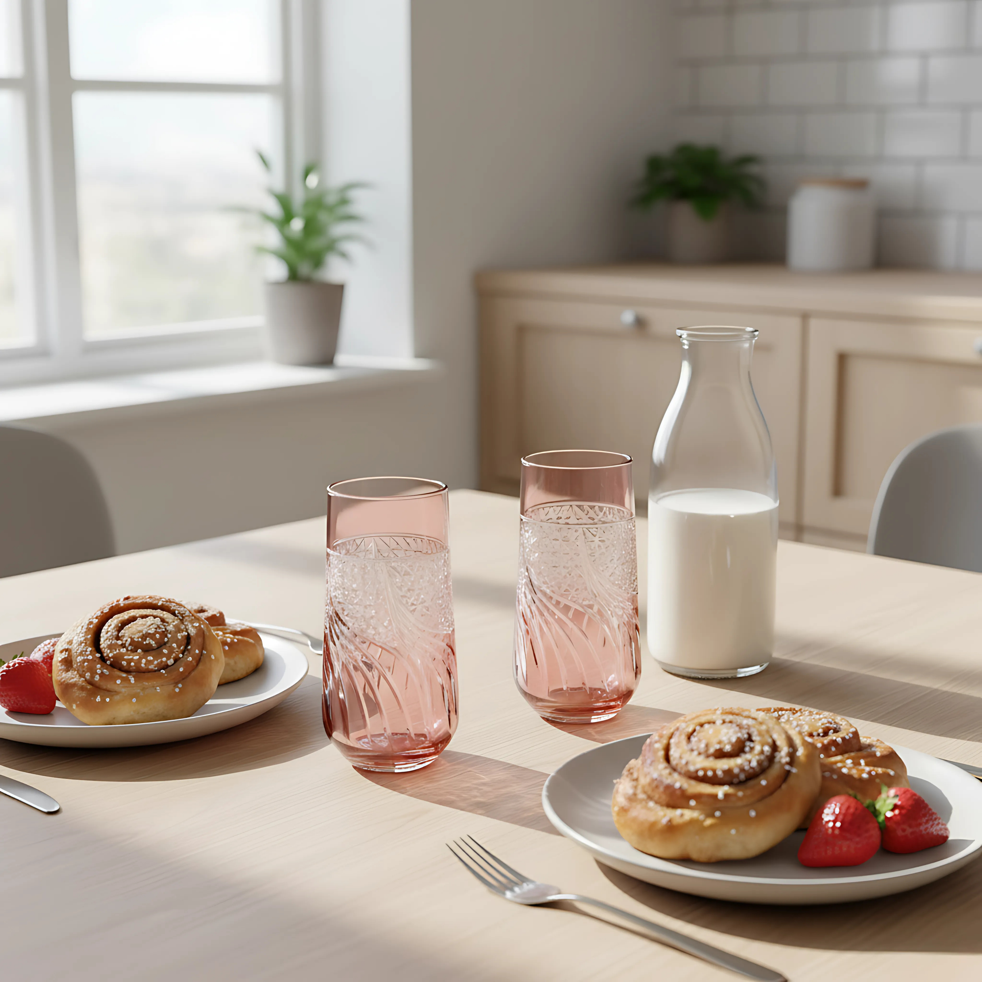 Aurora Highball Glass - Set Of 2 - Margerie Crystal USA