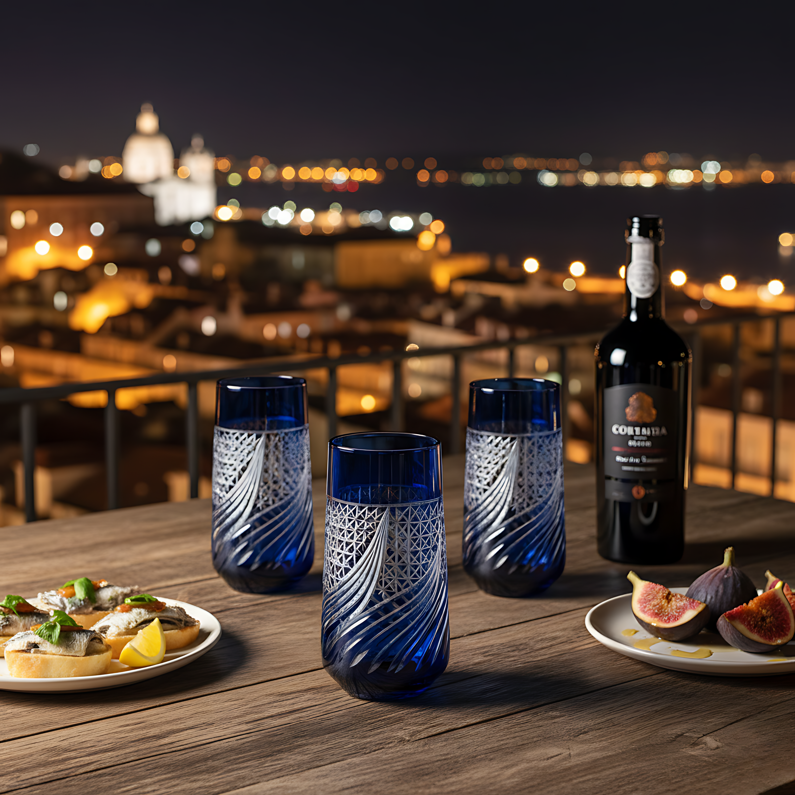 Aurora Highball Glass - Set Of 2 - Margerie Crystal USA