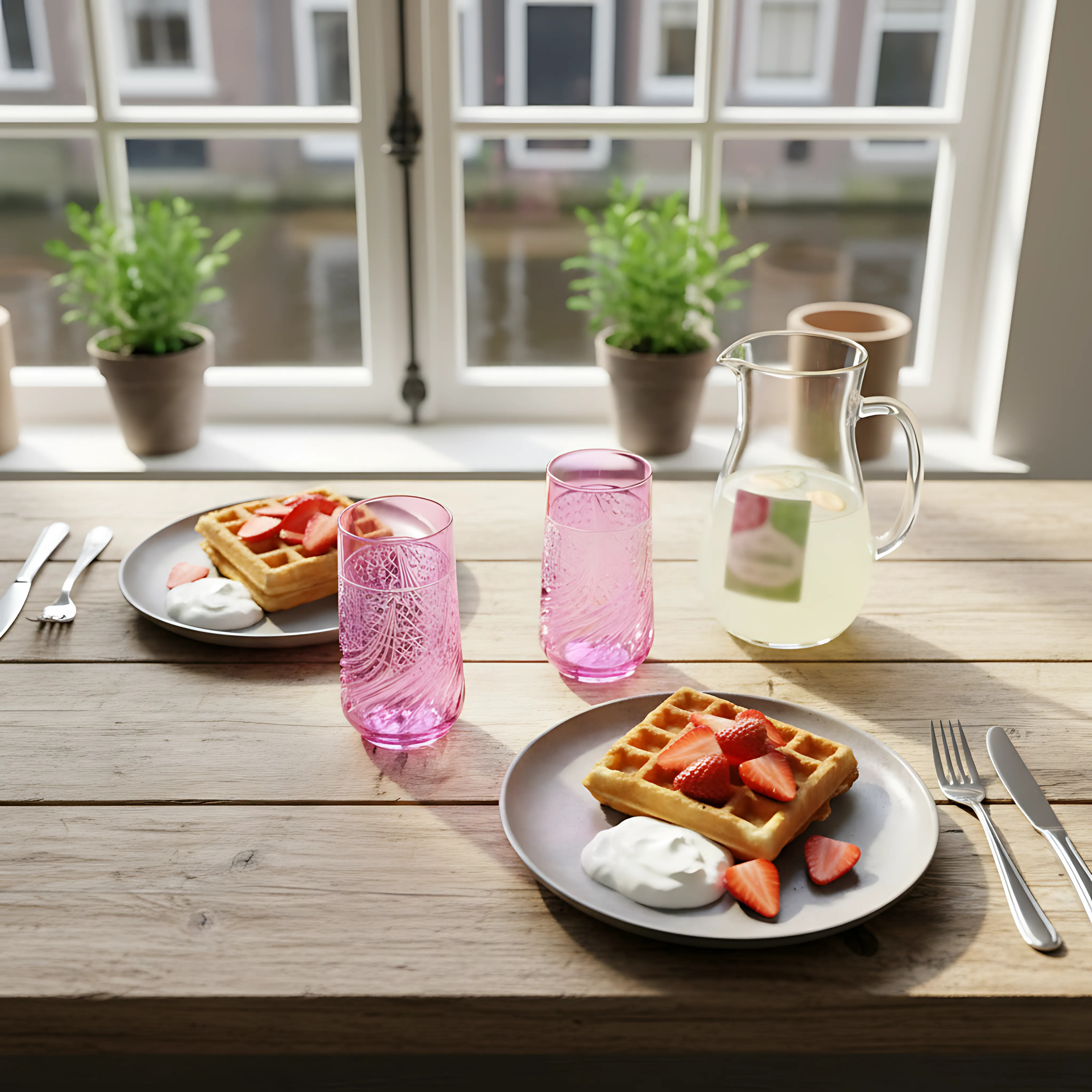 Aurora Highball Glass - Set Of 2 - Margerie Crystal USA