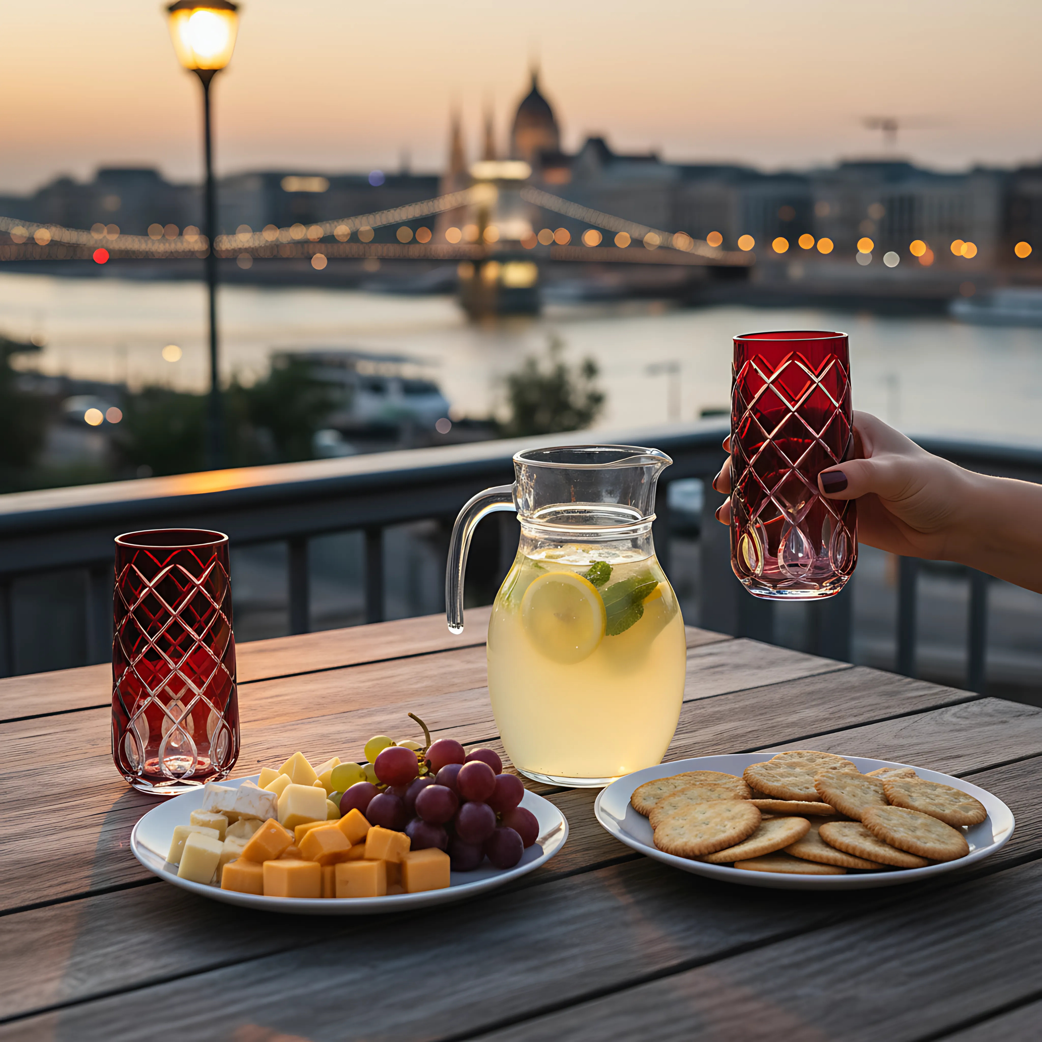 Heritage Highball Glass - Set Of 2 - Margerie Crystal USA