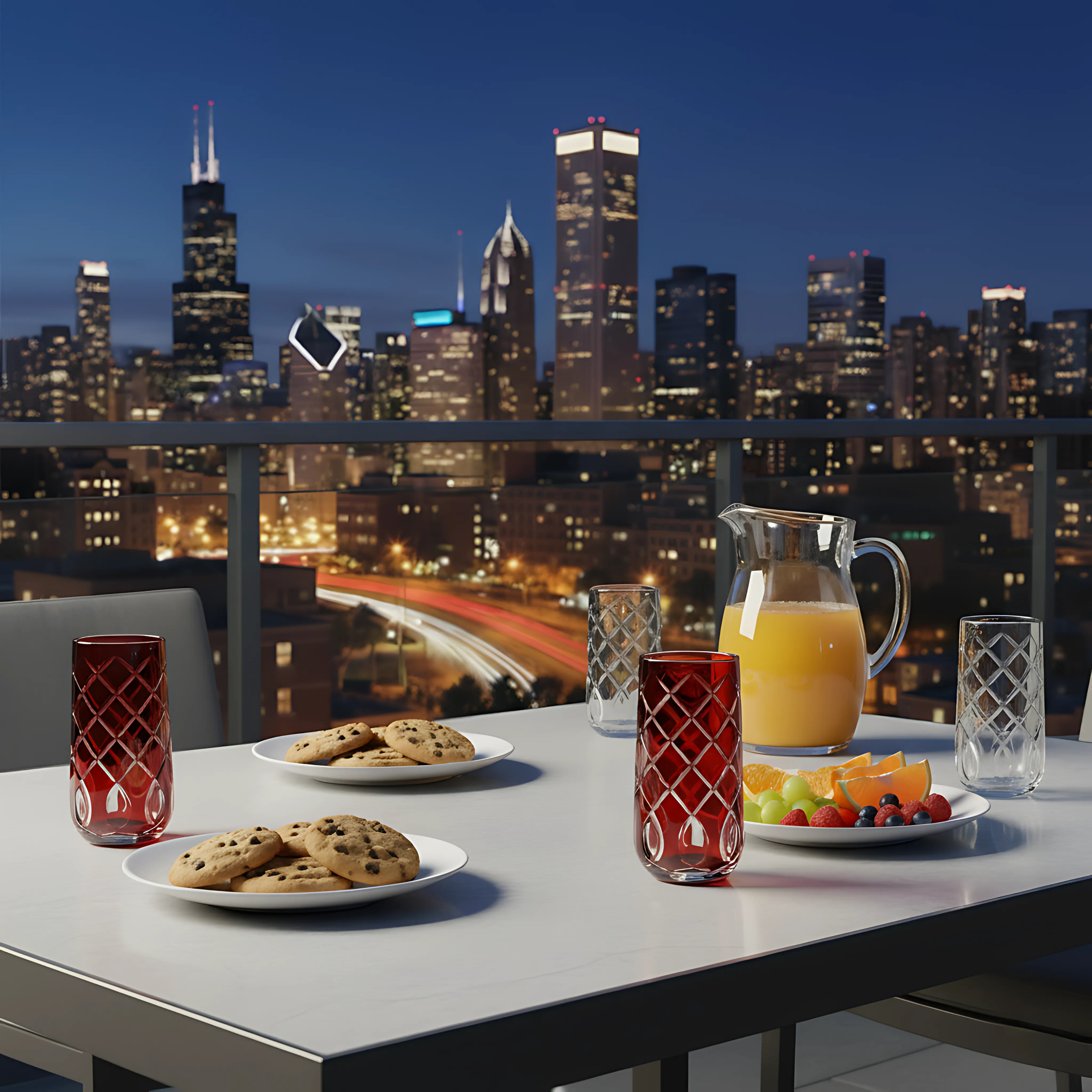 Heritage Highball Glass - Set Of 2 - Margerie Crystal USA