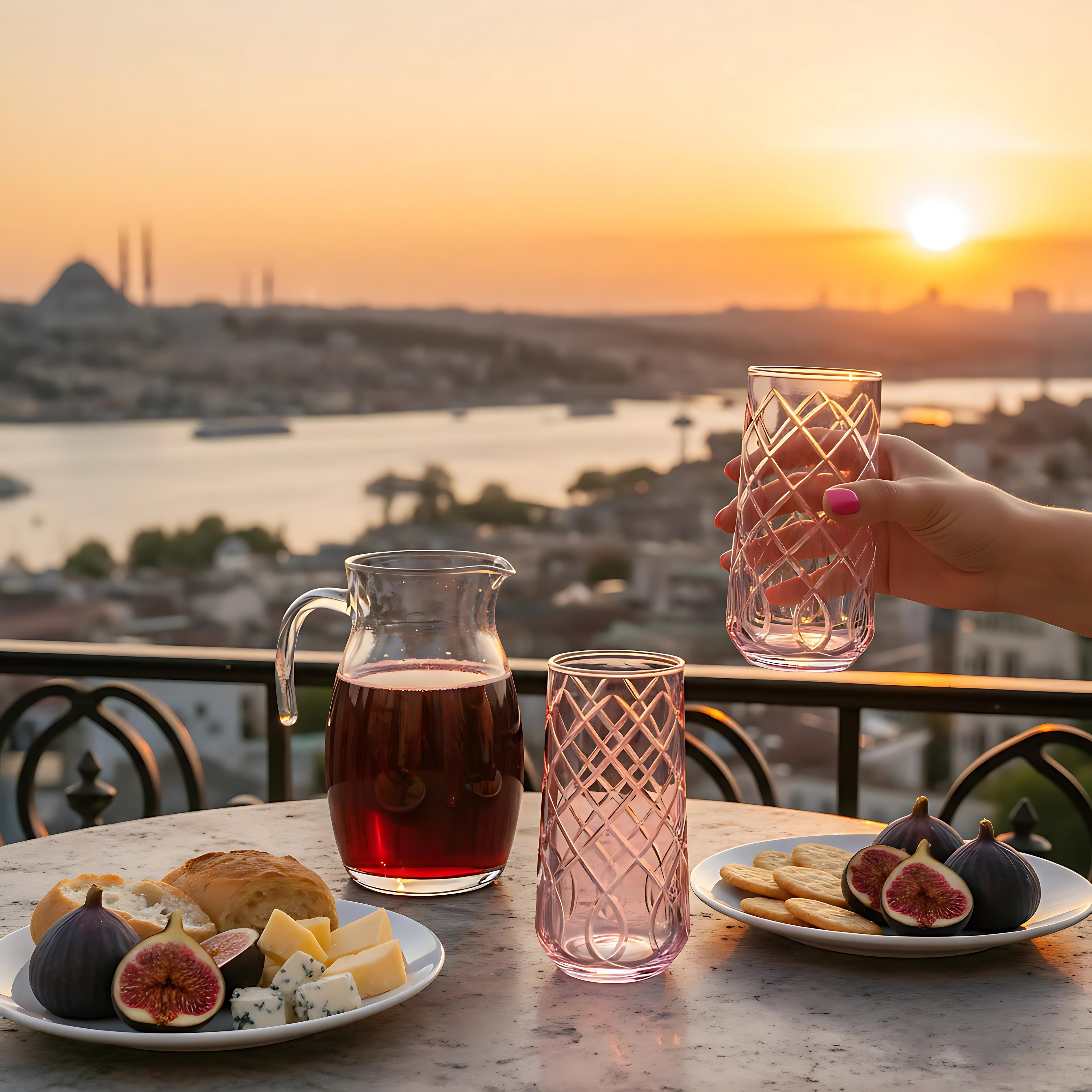 Heritage Highball Glass - Set Of 2 - Margerie Crystal USA