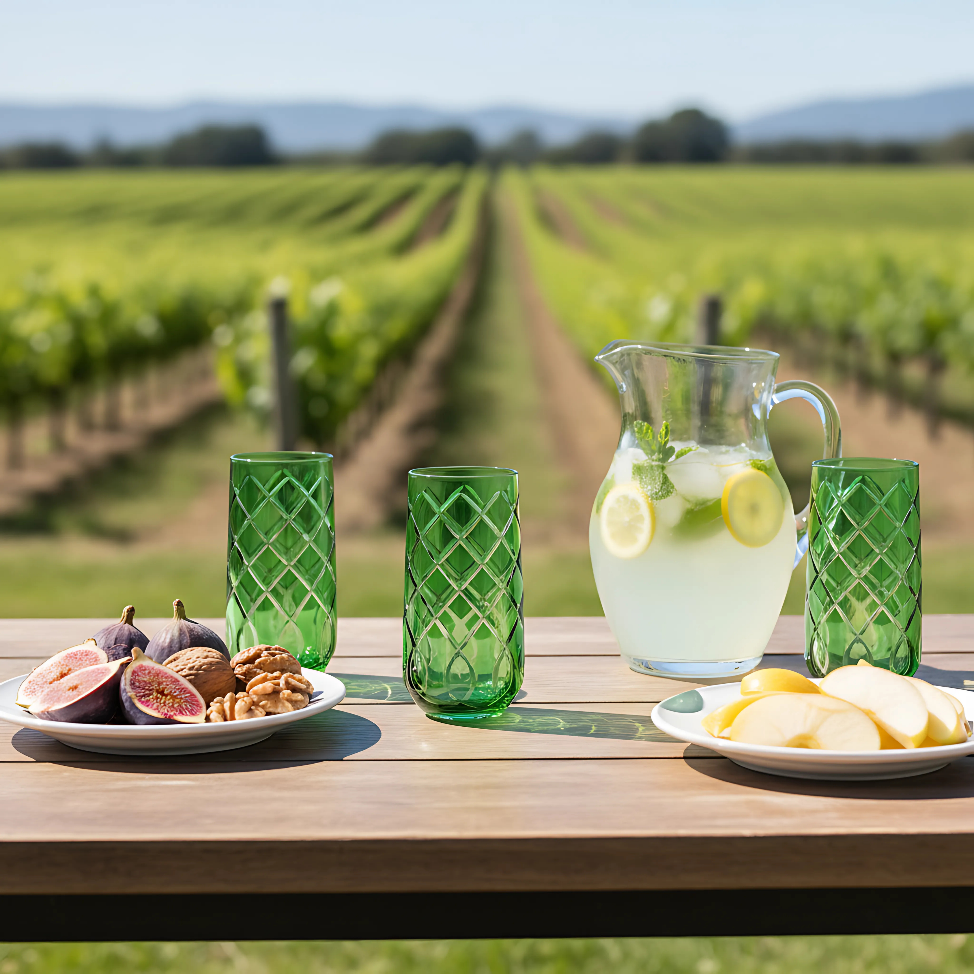 Heritage Highball Glass - Set Of 2 - Margerie Crystal USA