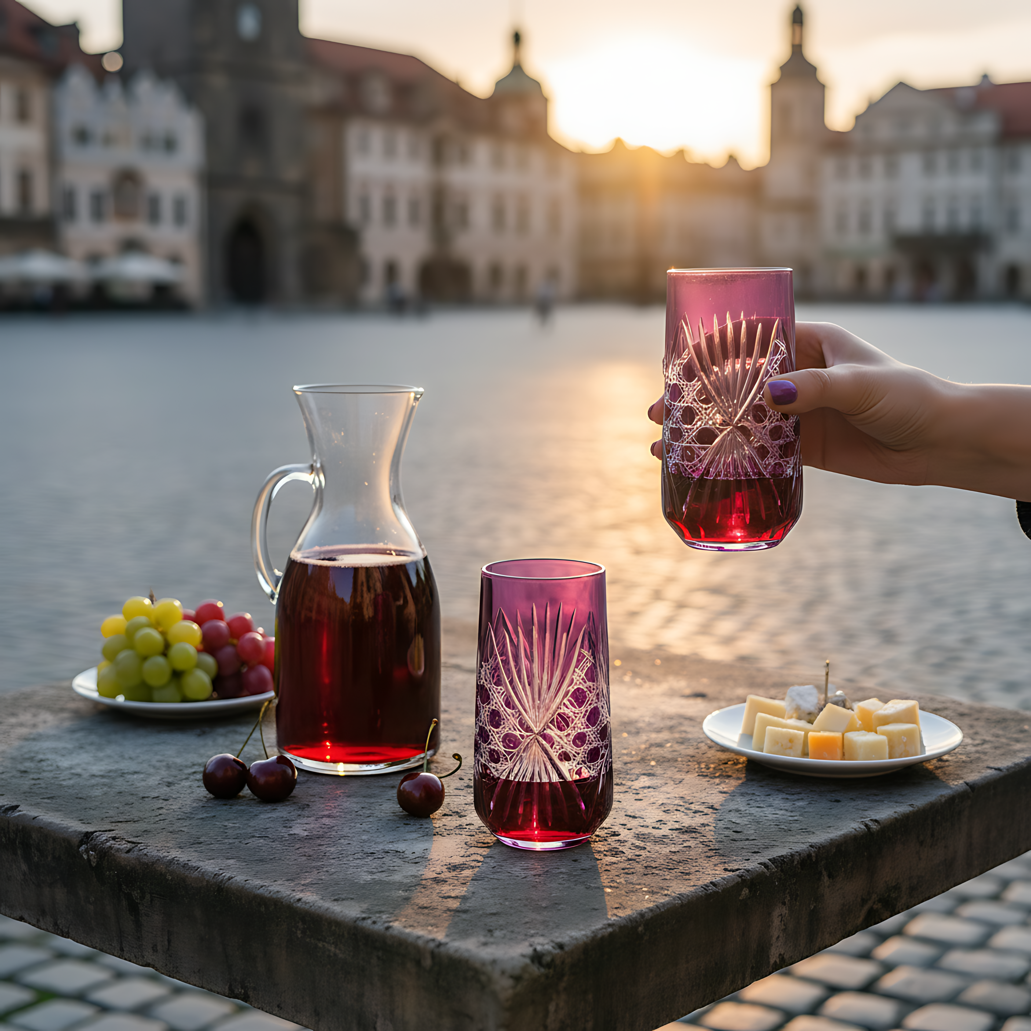 Éclat Highball Glass - Set Of 2 - Margerie Crystal USA