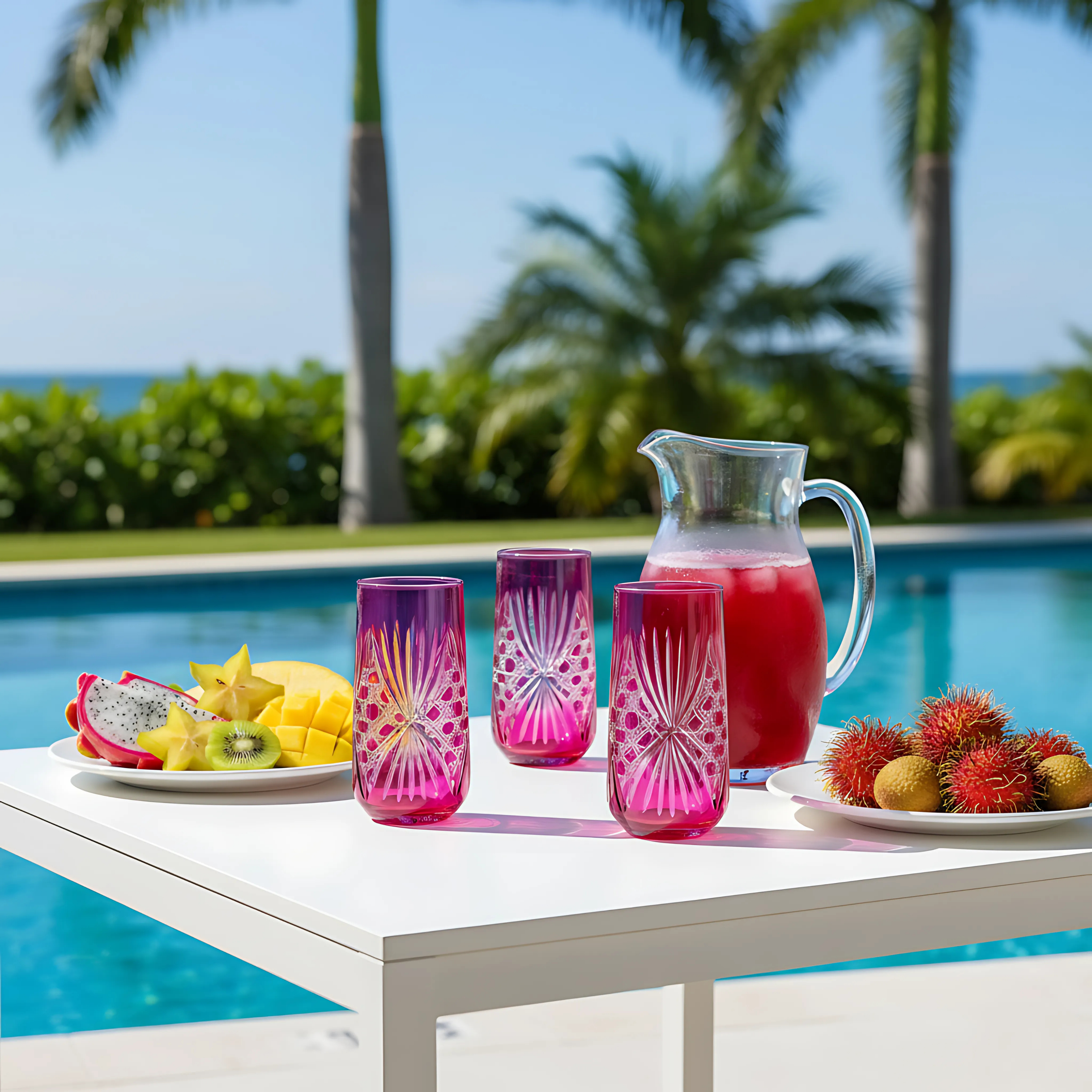 Éclat Highball Glass - Set Of 2 - Margerie Crystal USA