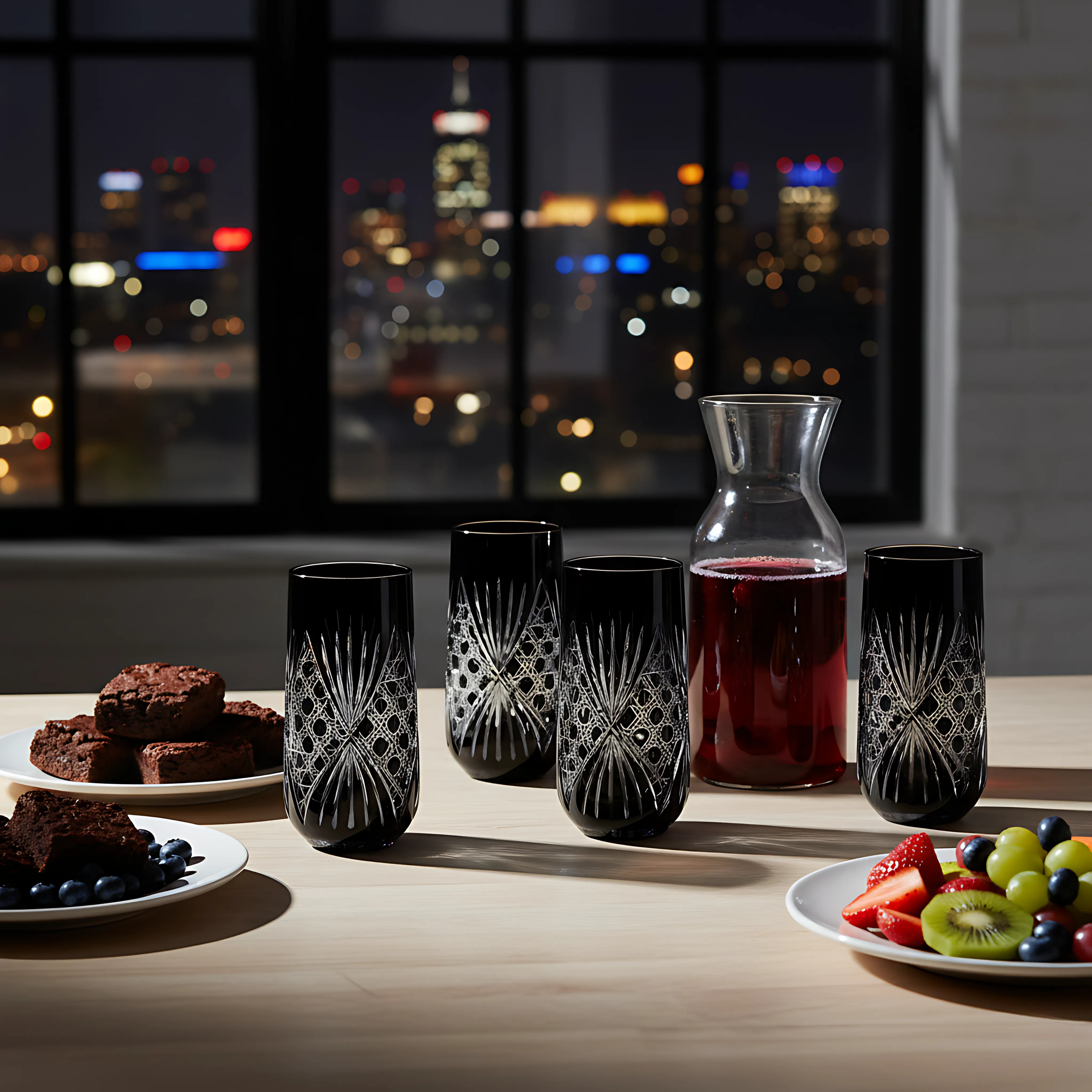 Éclat Highball Glass - Set Of 2 - Margerie Crystal USA