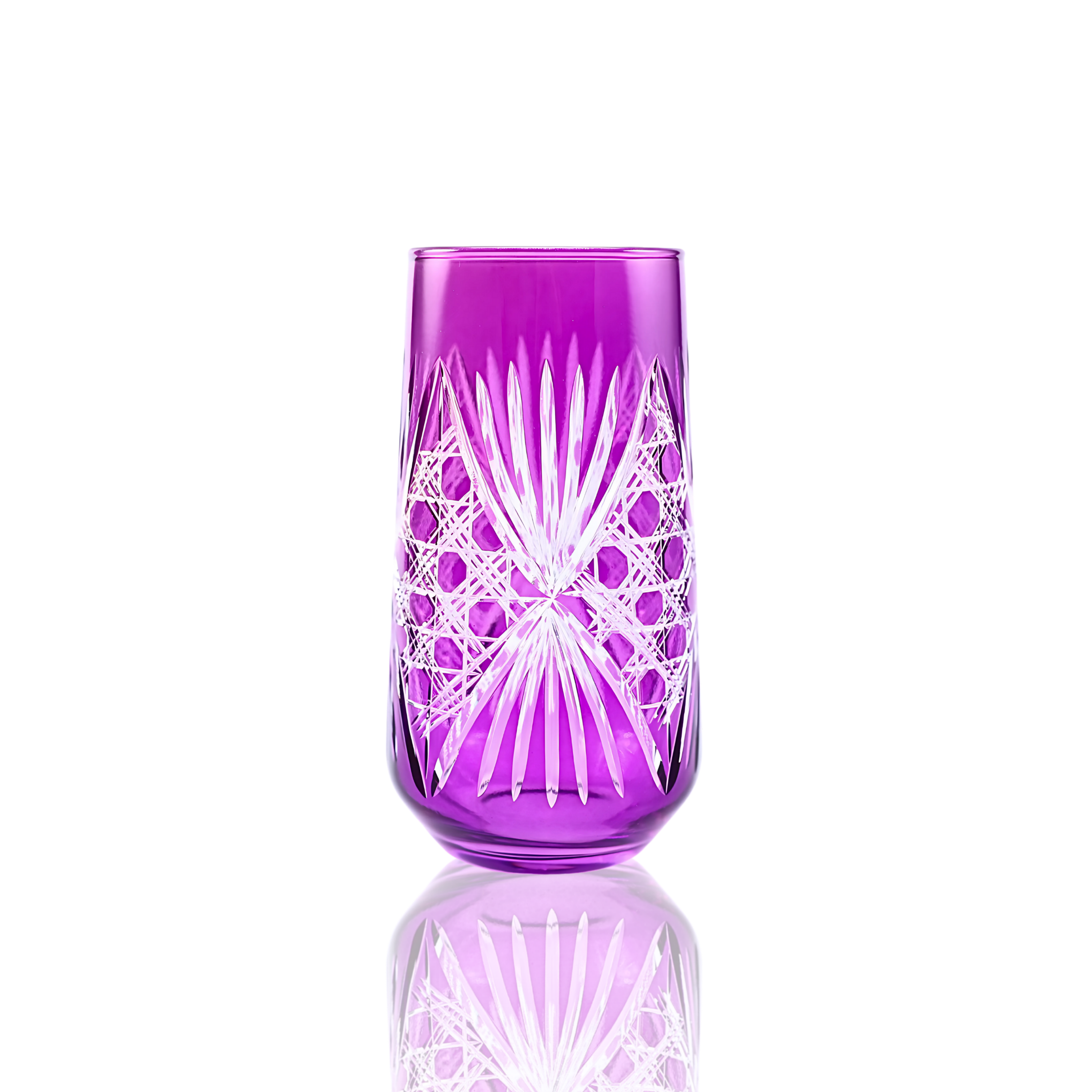 Éclat Highball Glass - Set Of 2 - Margerie Crystal USA