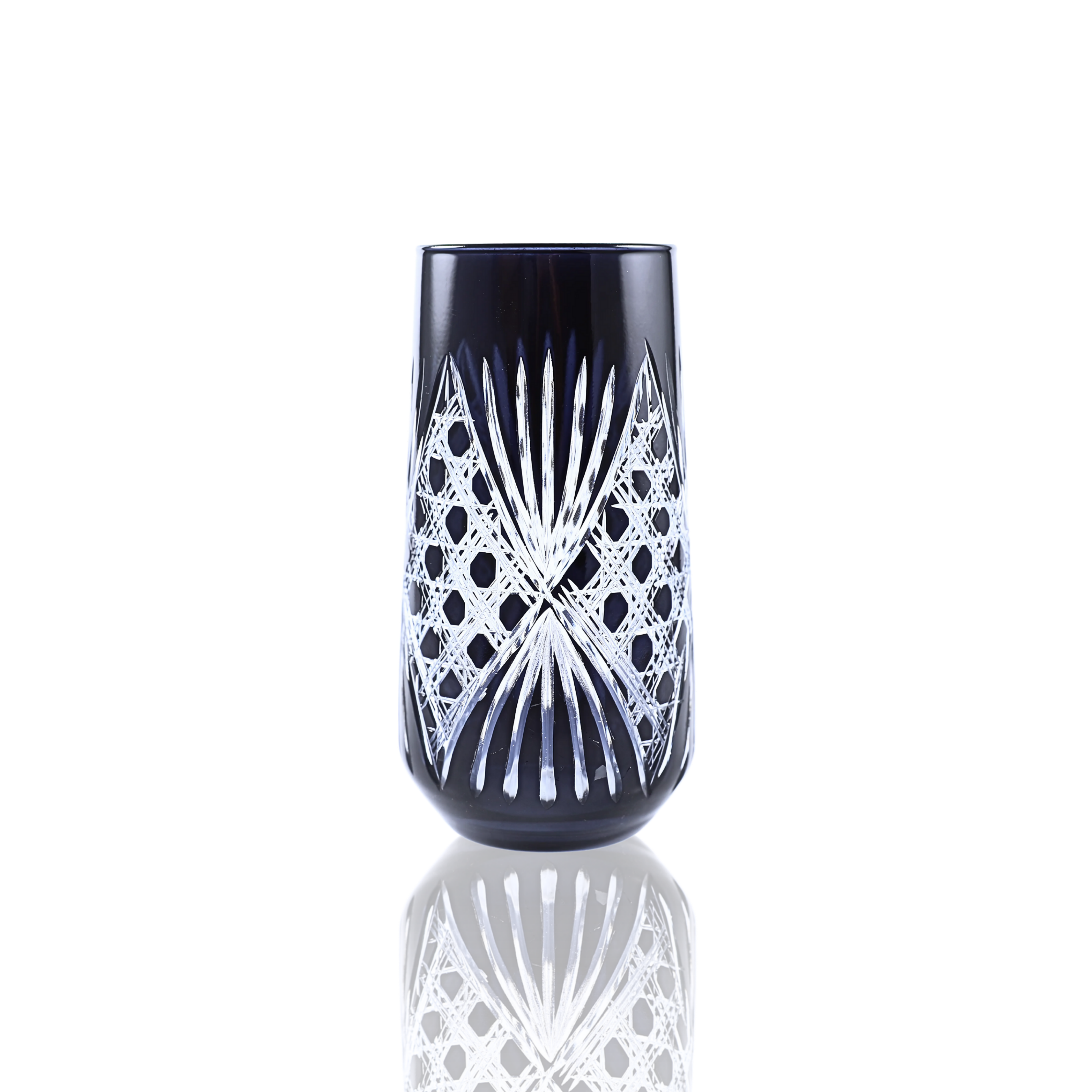 Éclat Highball Glass - Set Of 2 - Margerie Crystal USA
