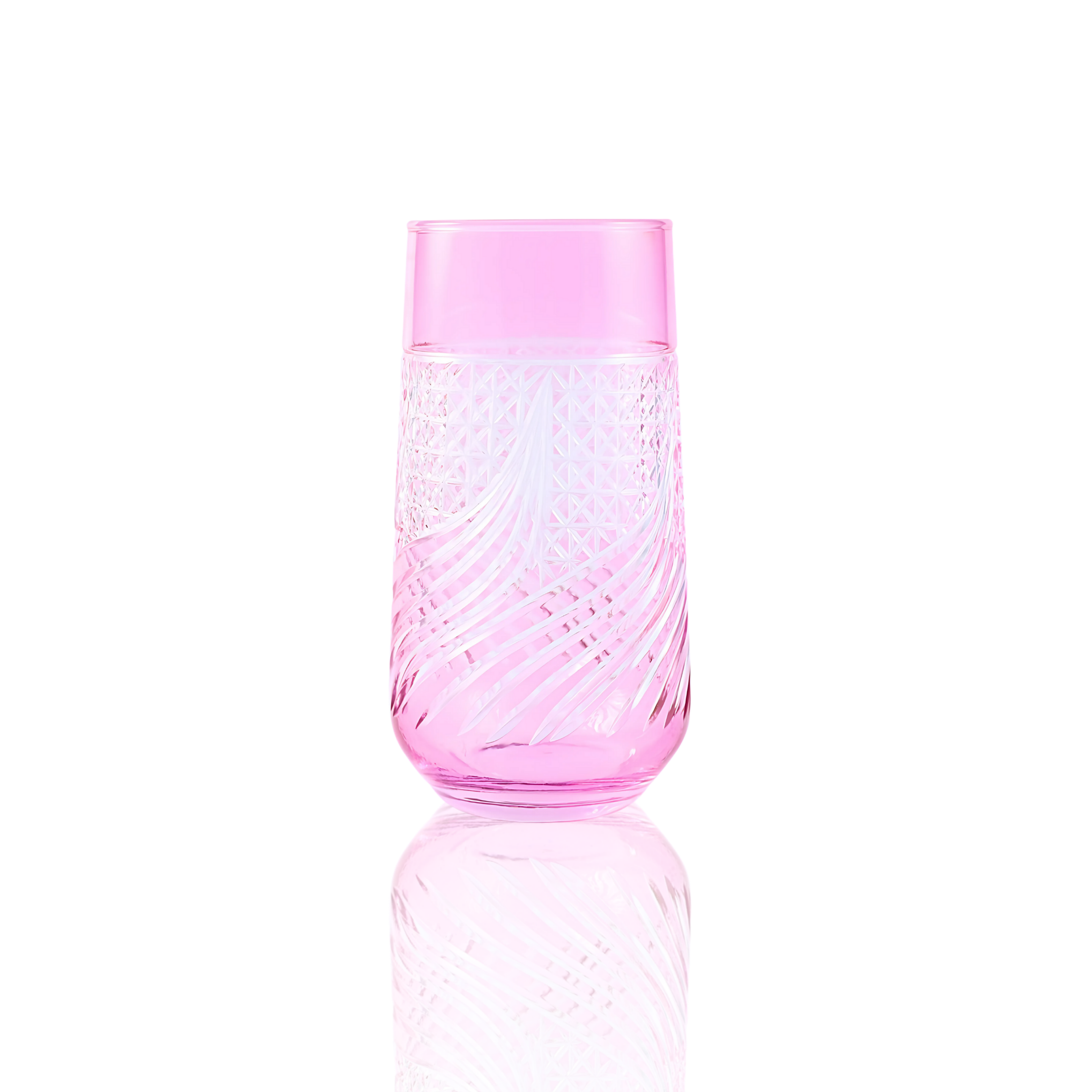 Aurora Highball Glass - Set Of 2 - Margerie Crystal USA