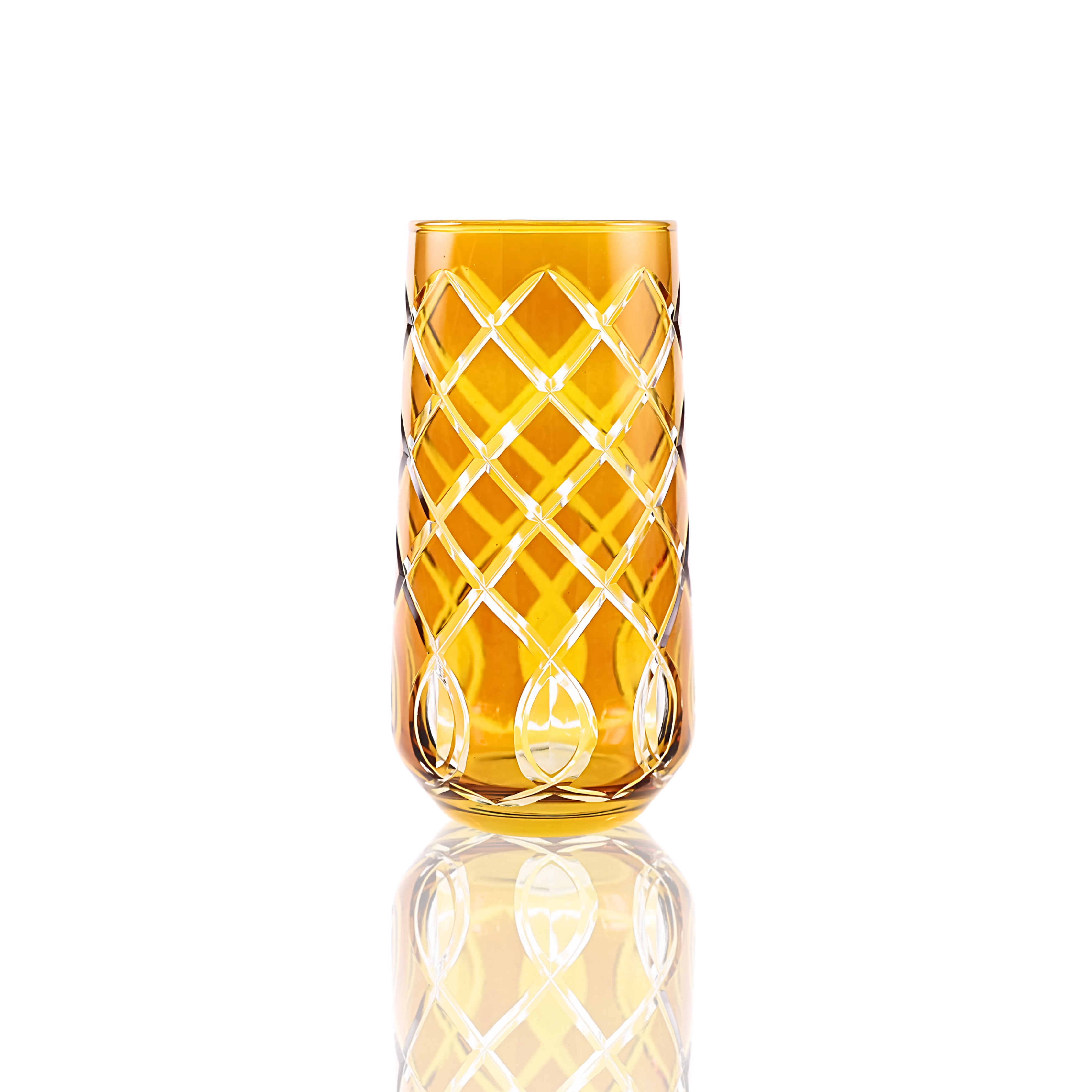Heritage Highball Glass - Set Of 2 - Margerie Crystal USA