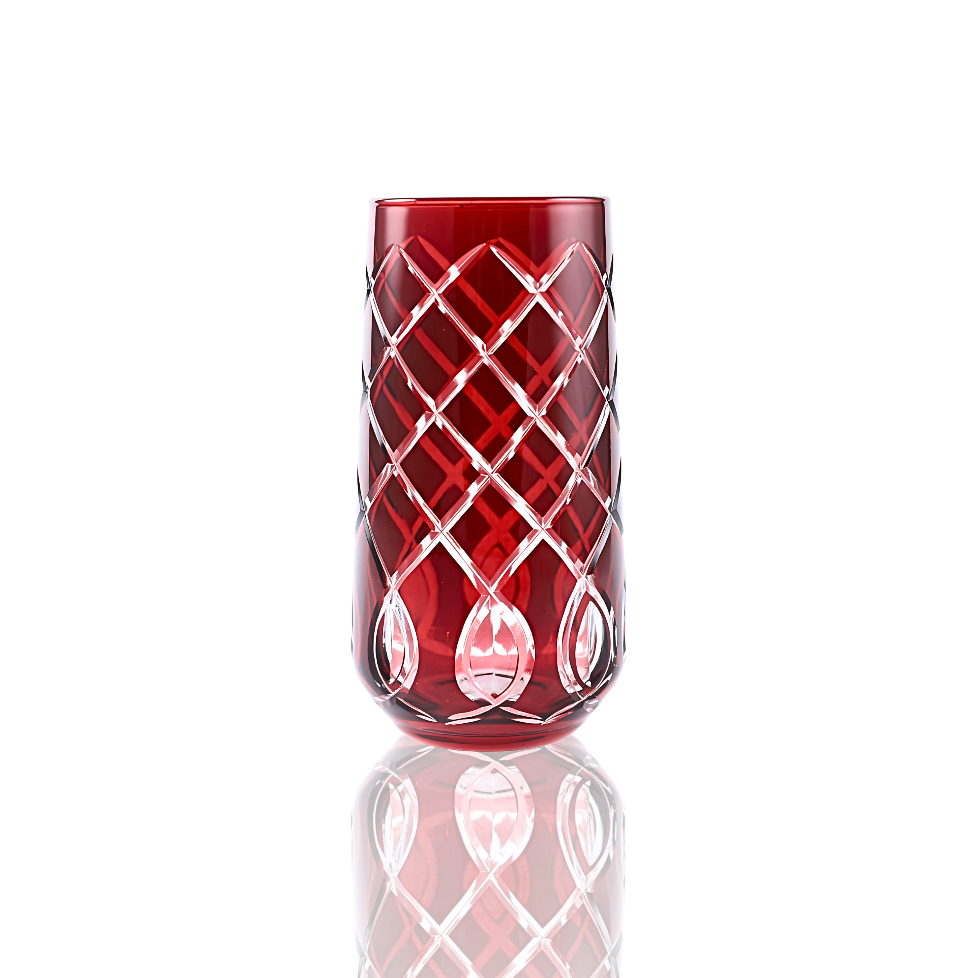 Heritage Highball Glass - Set Of 2 - Margerie Crystal USA