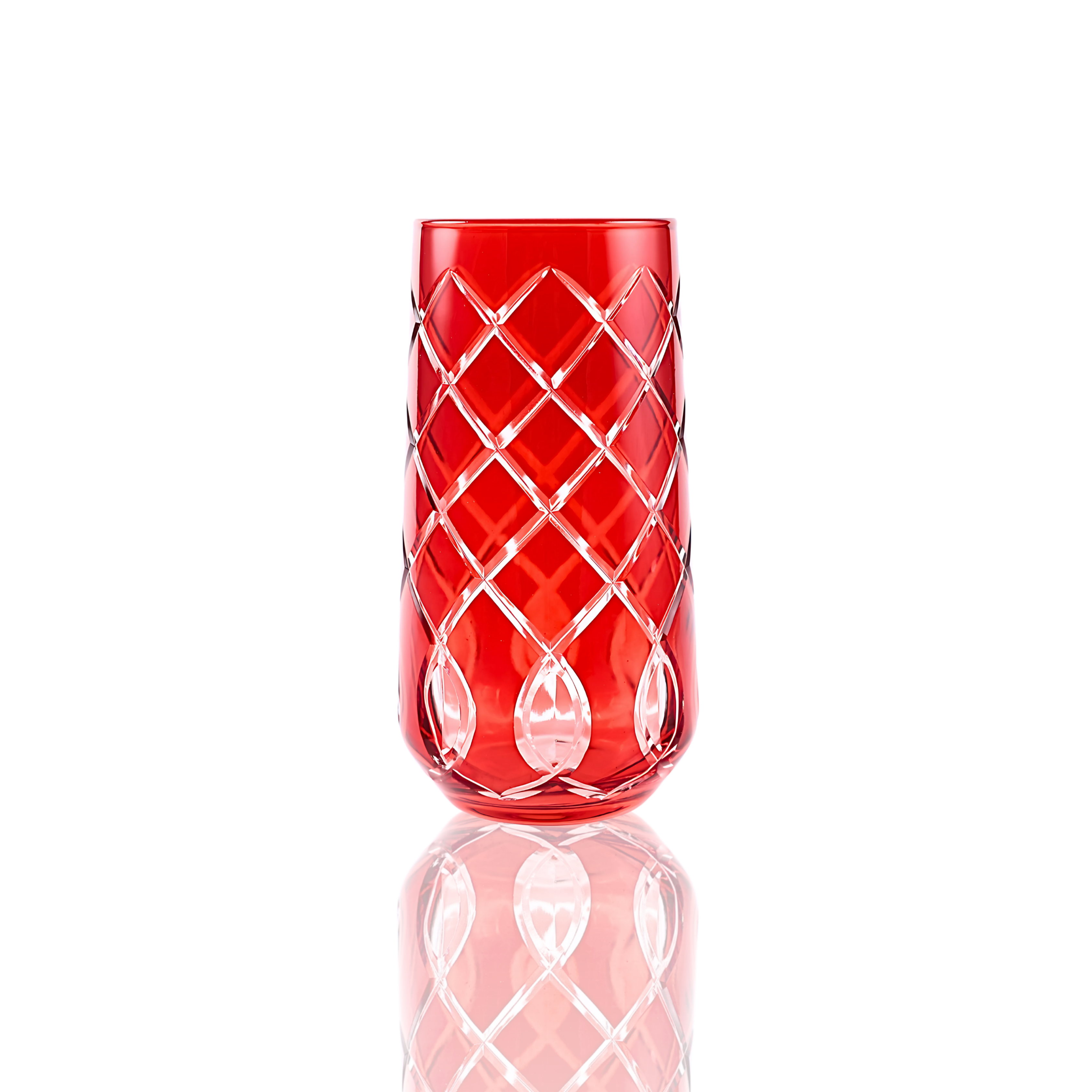 Heritage Highball Glass - Set Of 2 - Margerie Crystal USA