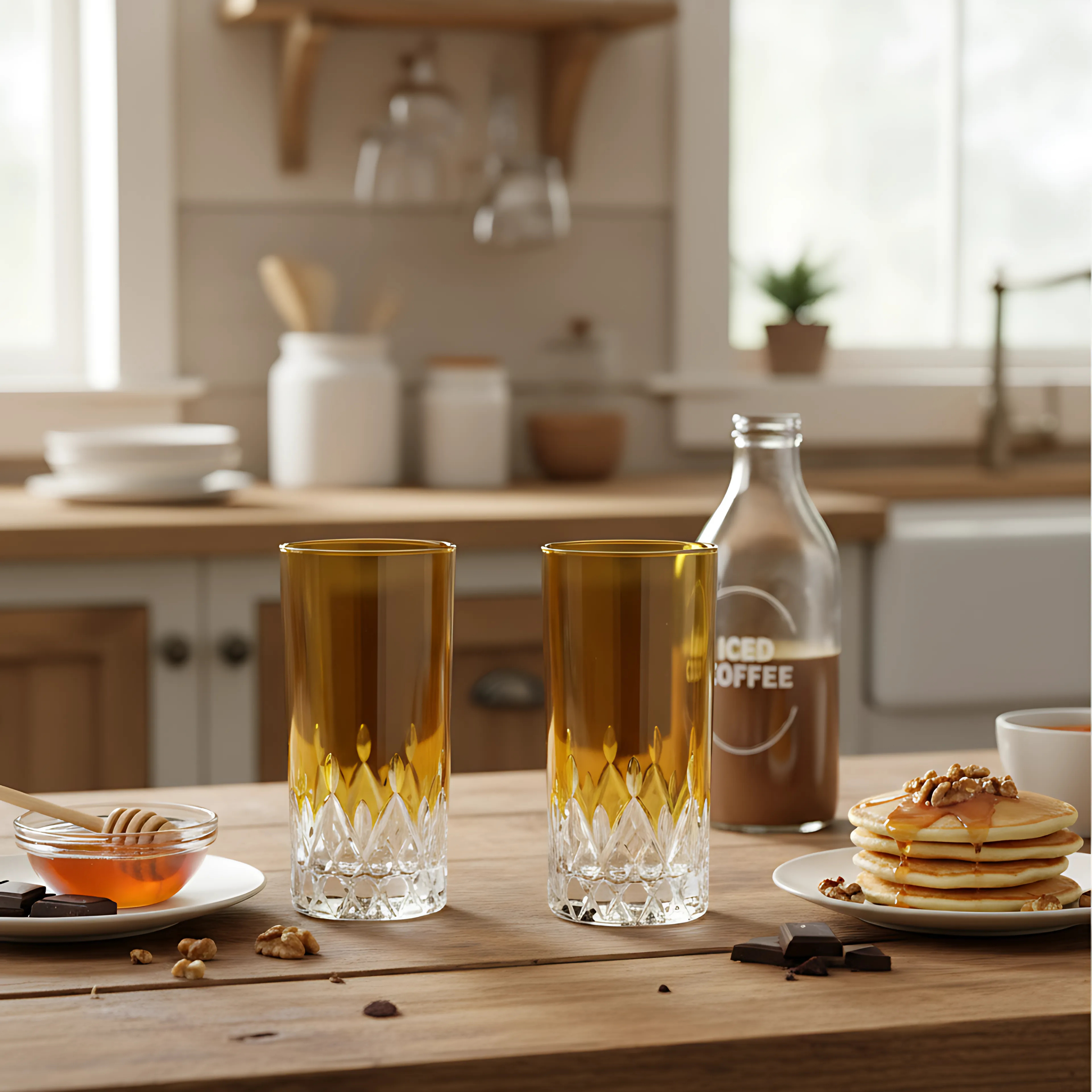 Aria Highball Glass - Set Of 2 - Margerie Crystal USA
