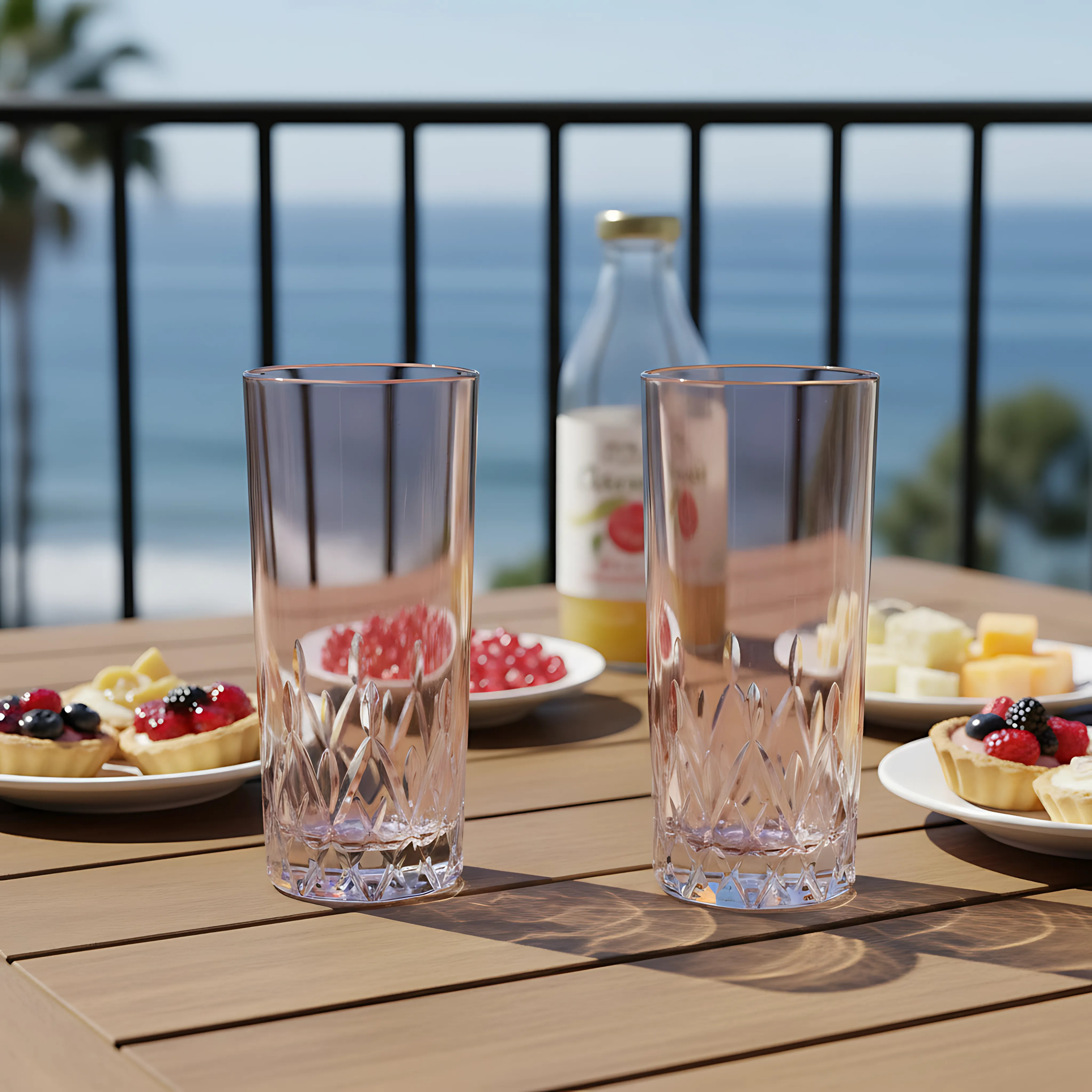 Aria Highball Glass - Set Of 2 - Margerie Crystal USA