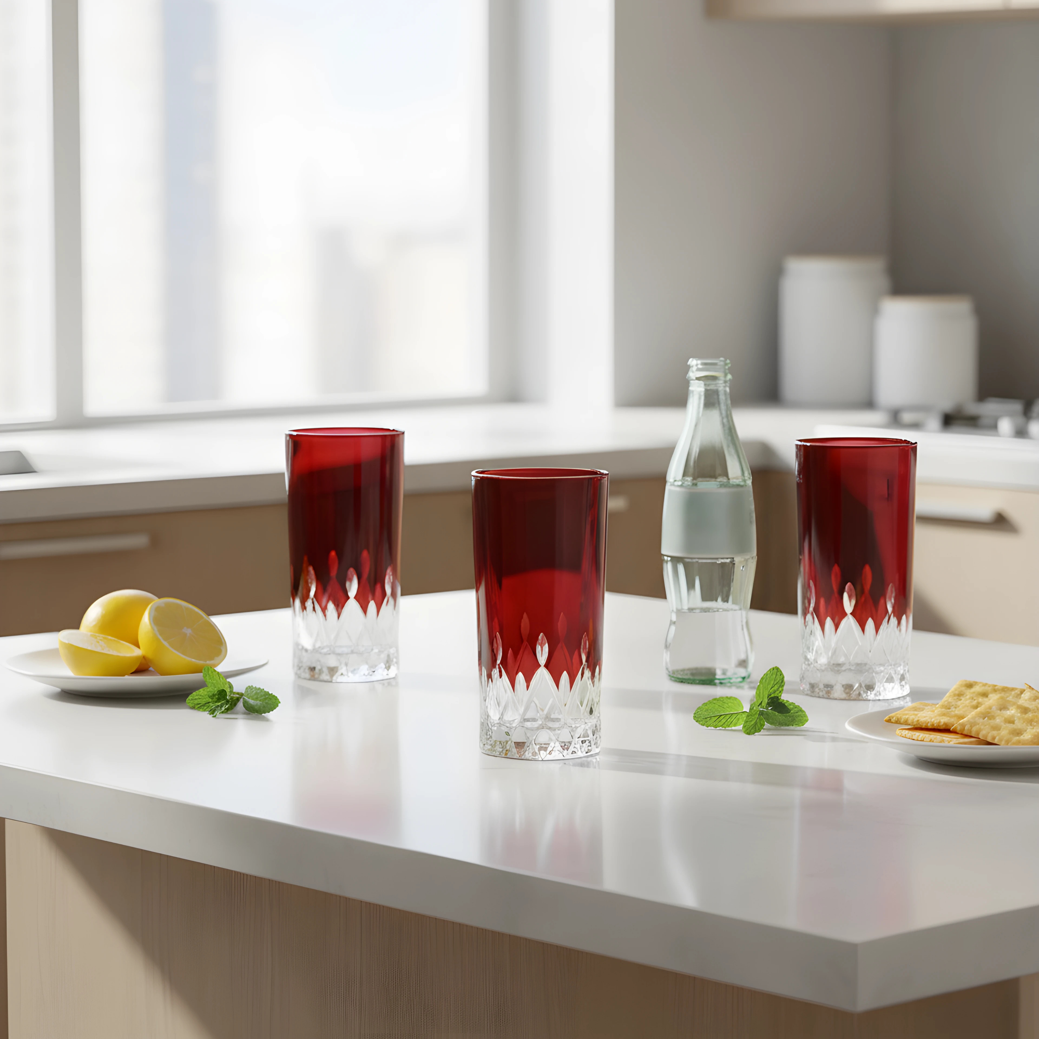 Aria Highball Glass - Set Of 2 - Margerie Crystal USA