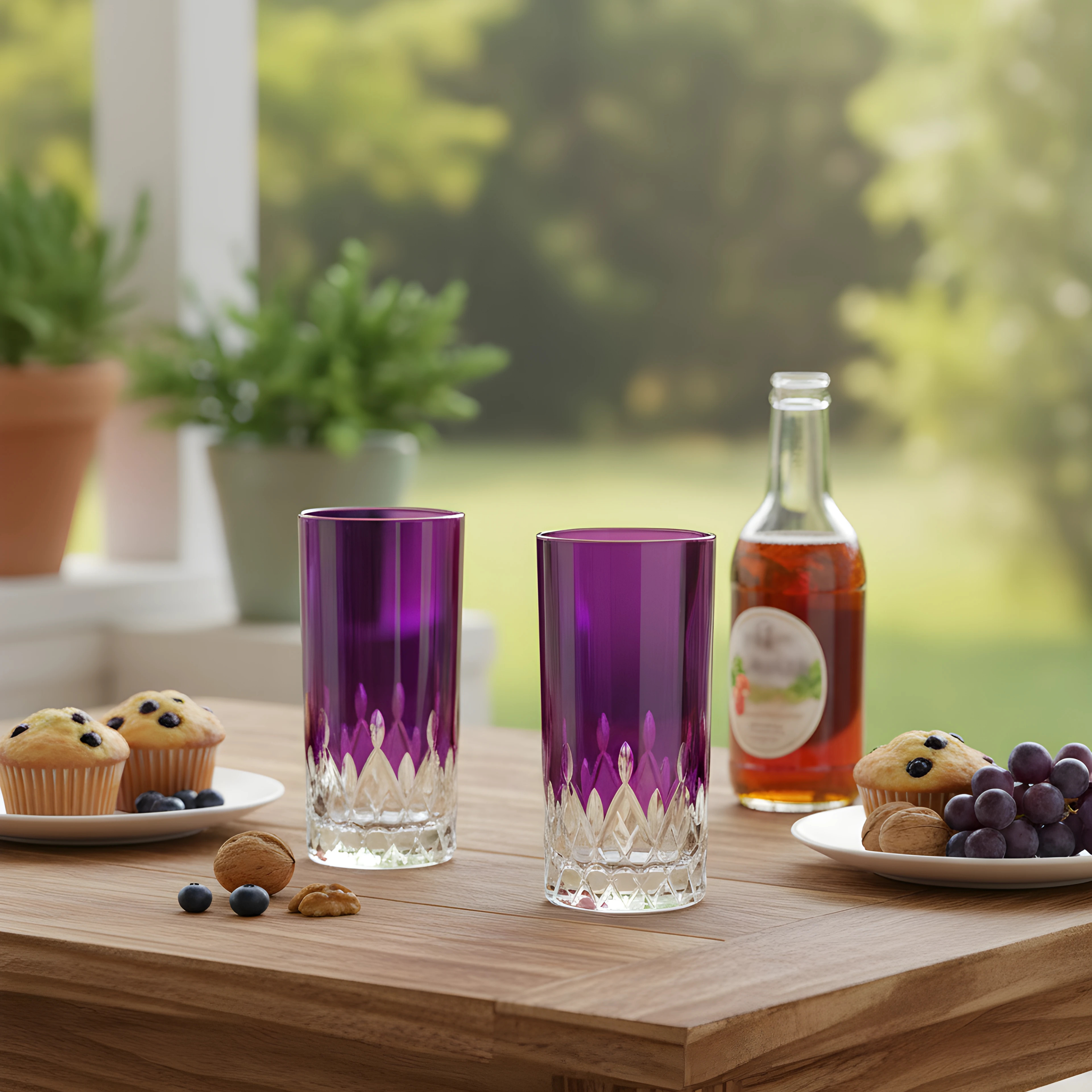 Aria Highball Glass - Set Of 2 - Margerie Crystal USA