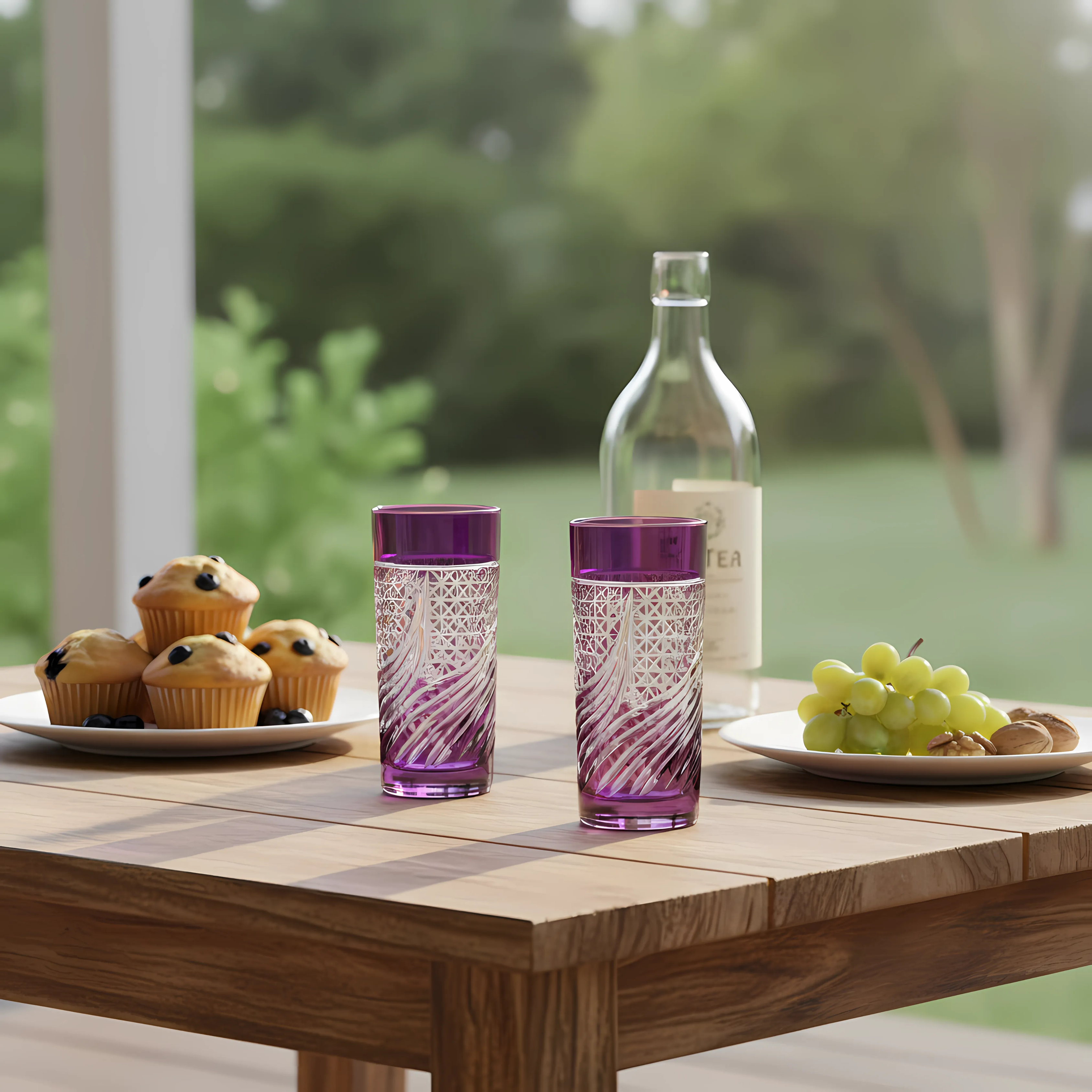 Aurora Highball Glass - Set Of 2 - Margerie Crystal USA