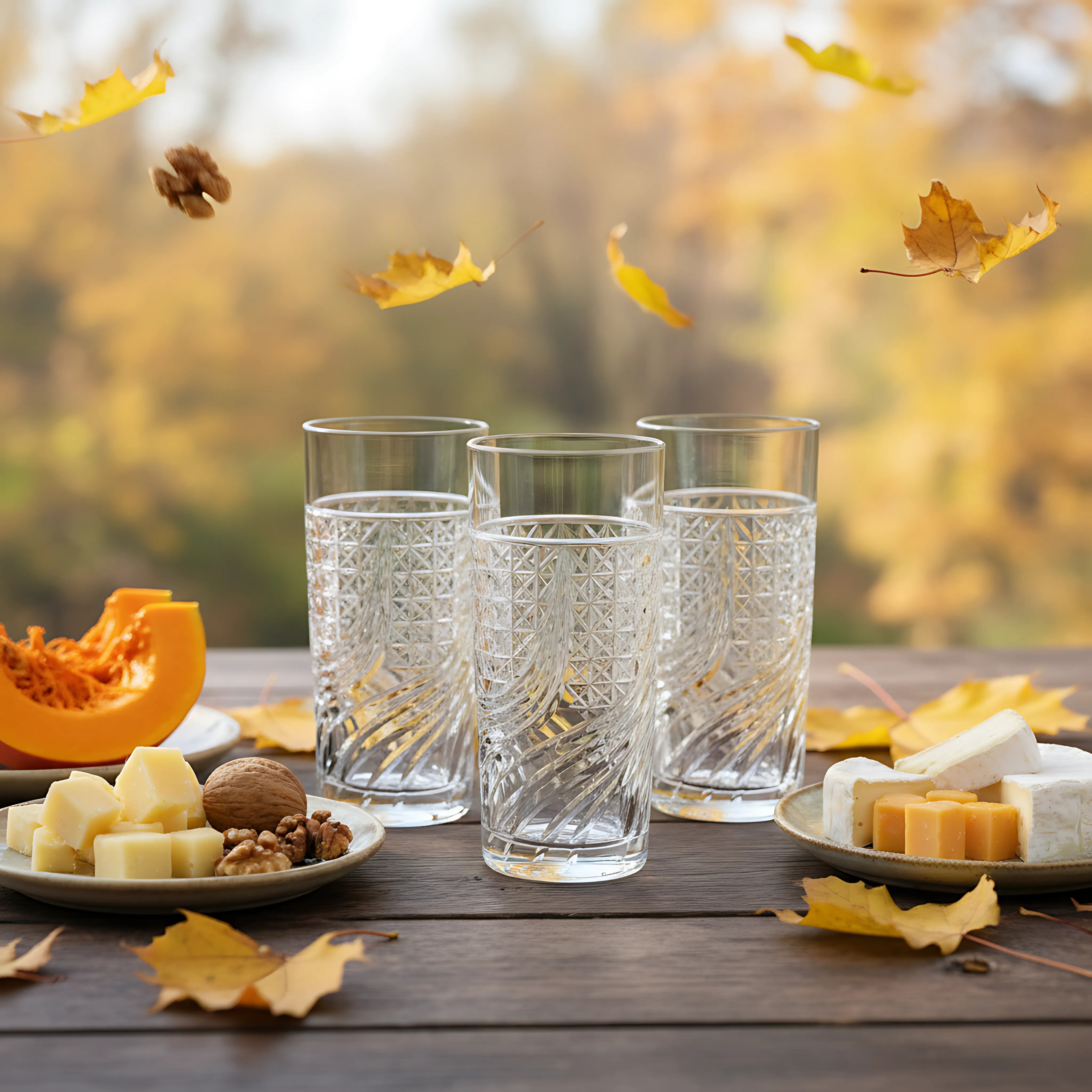 Aurora Highball Glass - Set Of 2 - Margerie Crystal USA