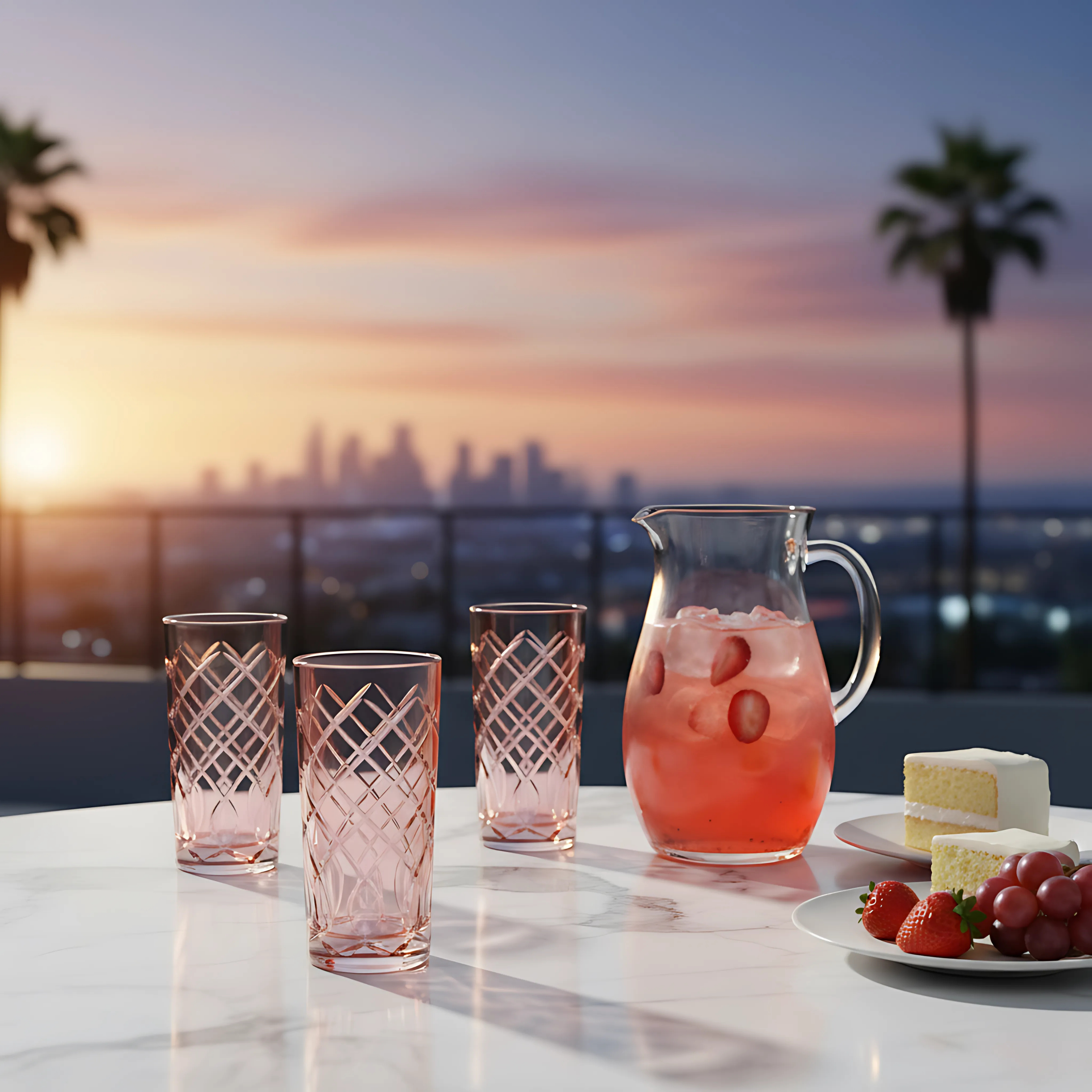 Heritage Highball Glass - Set Of 2 - Margerie Crystal USA