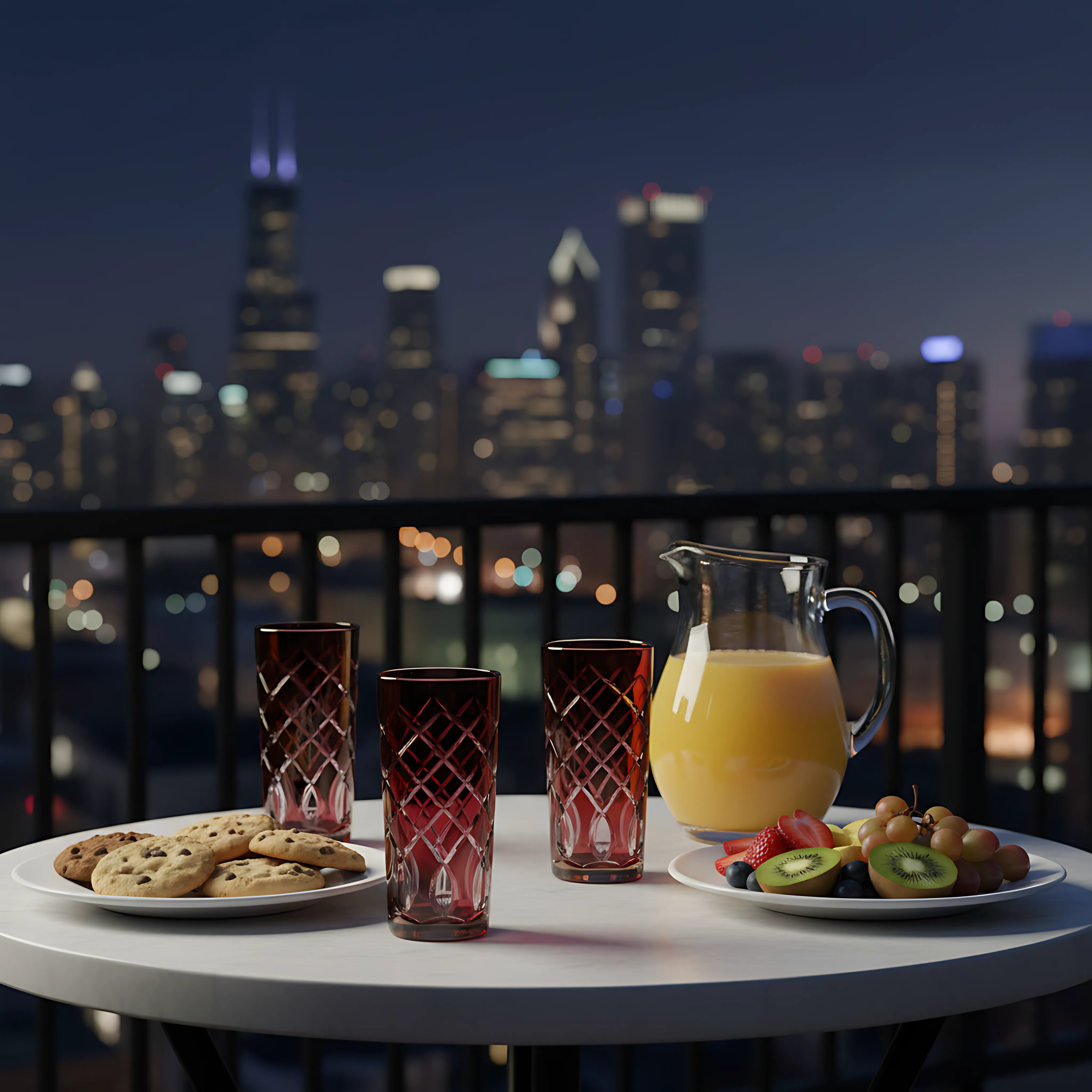 Heritage Highball Glass - Set Of 2 - Margerie Crystal USA