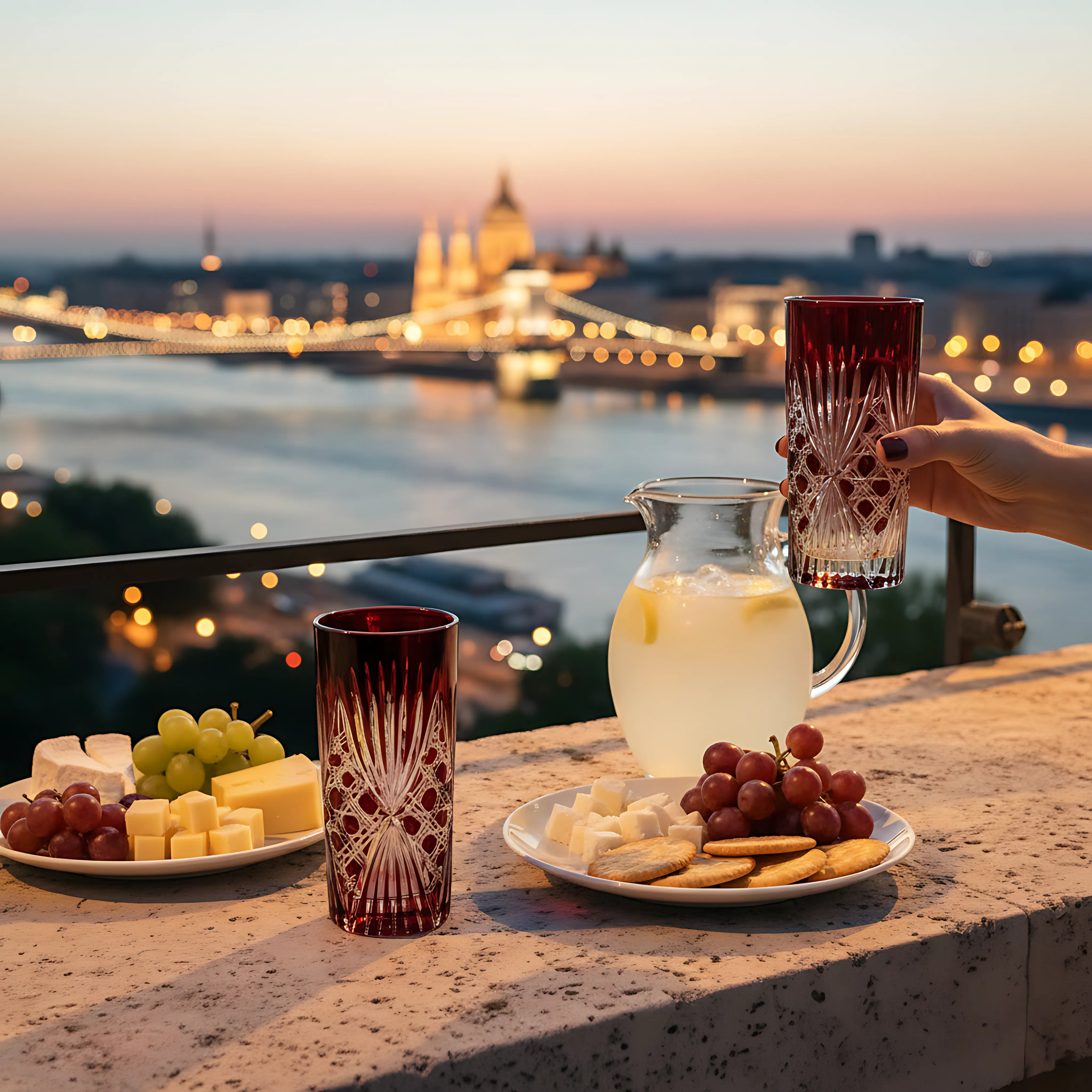 Éclat Highball Glass - Set Of 2 - Margerie Crystal USA