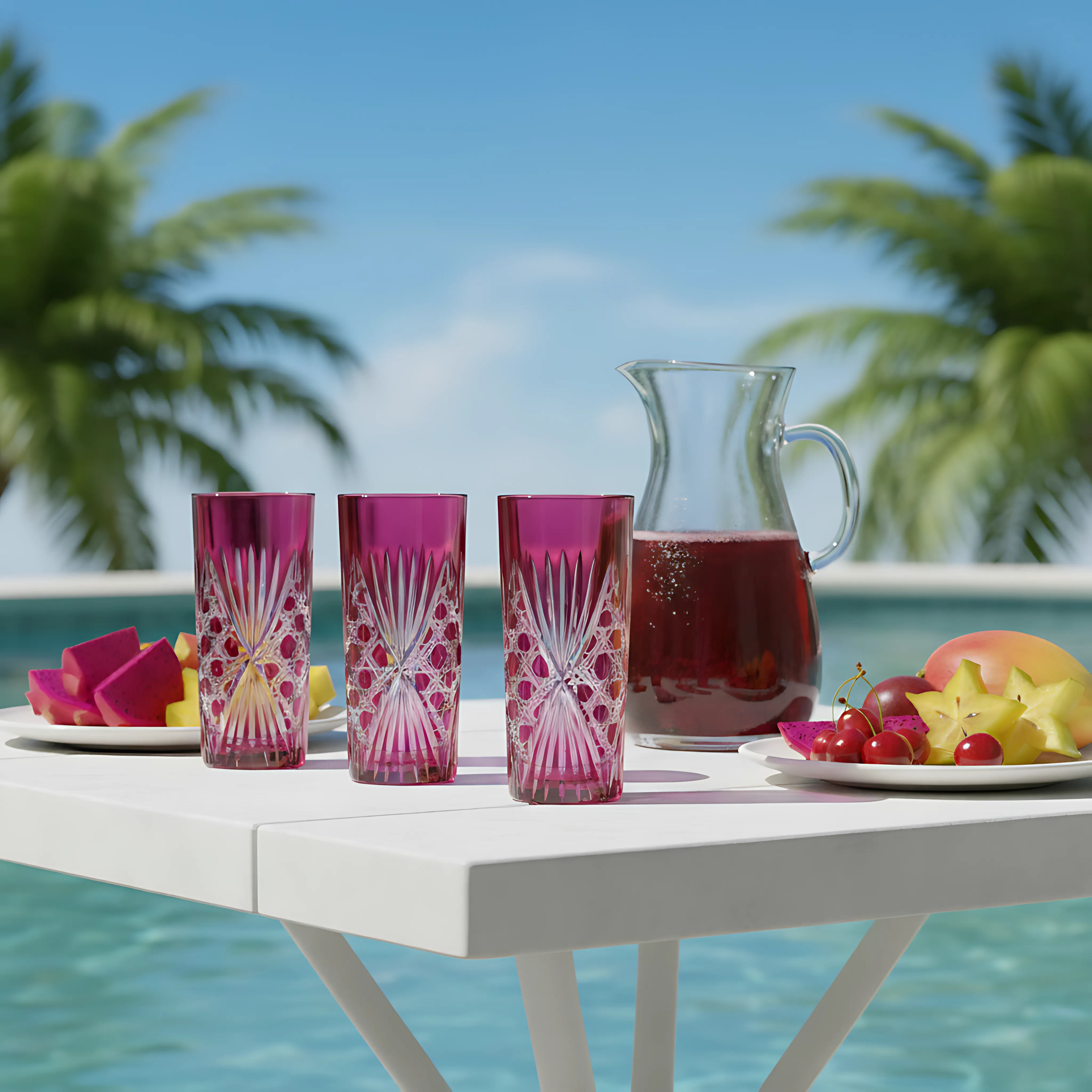 Éclat Highball Glass - Set Of 2 - Margerie Crystal USA