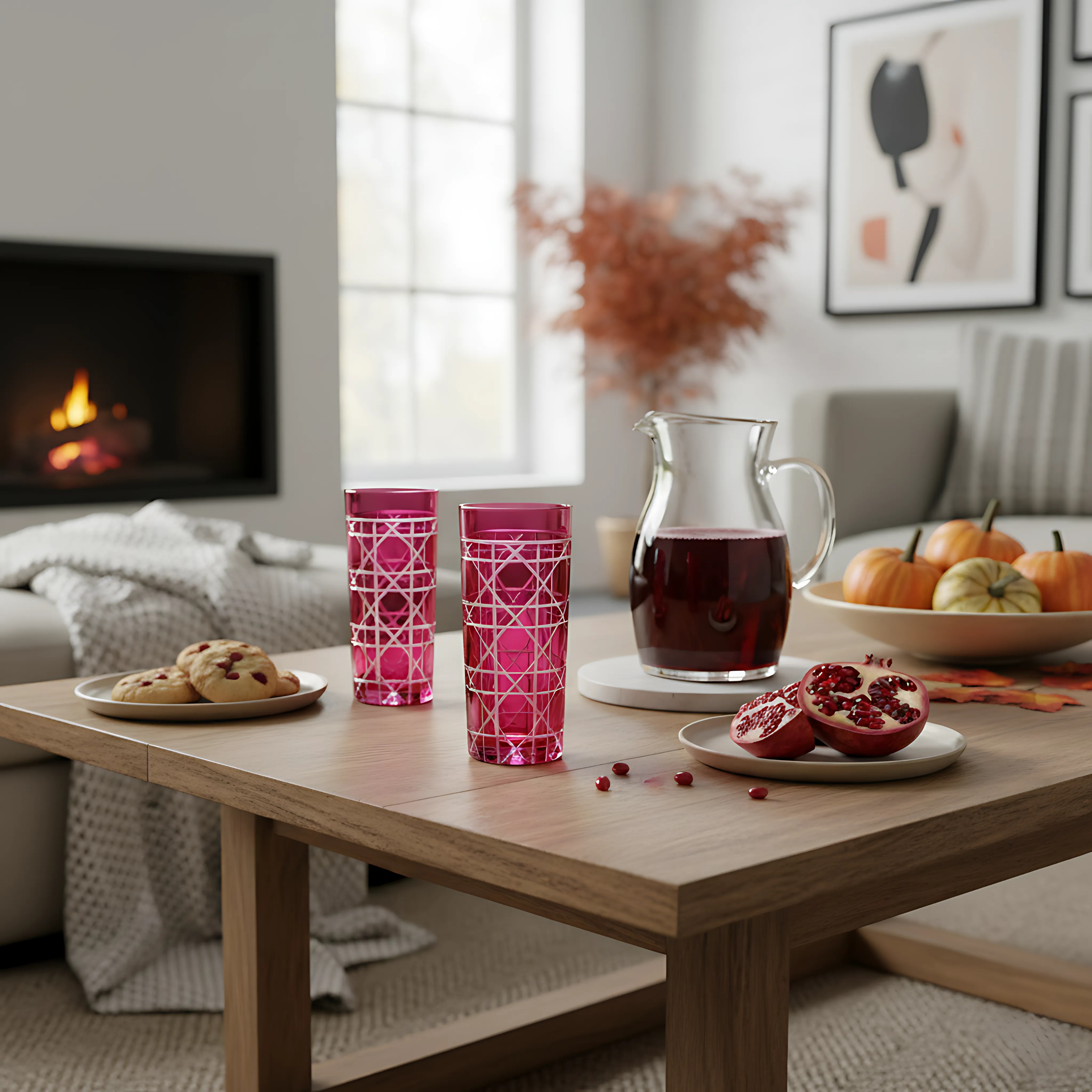 Gloria Cut Crystal Highball Glasses - Set Of 2 - Margerie Crystal USA