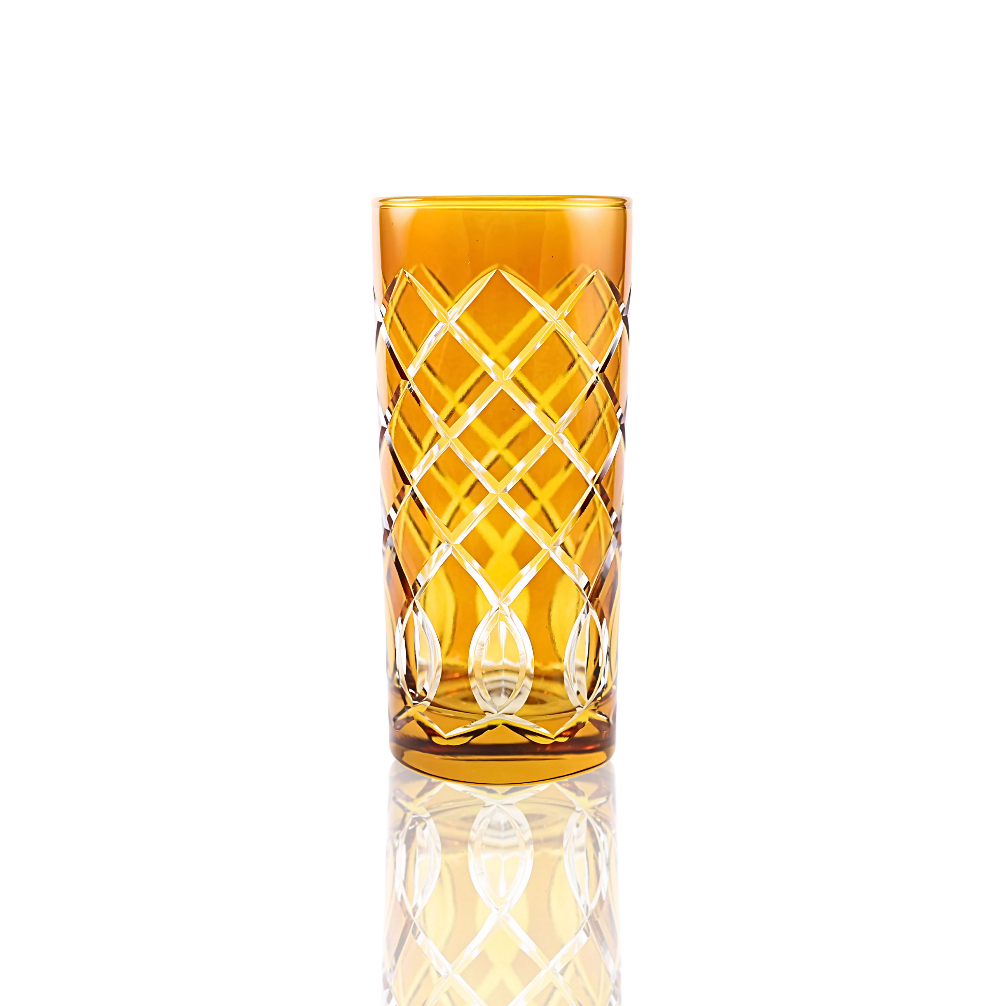 Heritage Highball Glass - Set Of 2 - Margerie Crystal USA