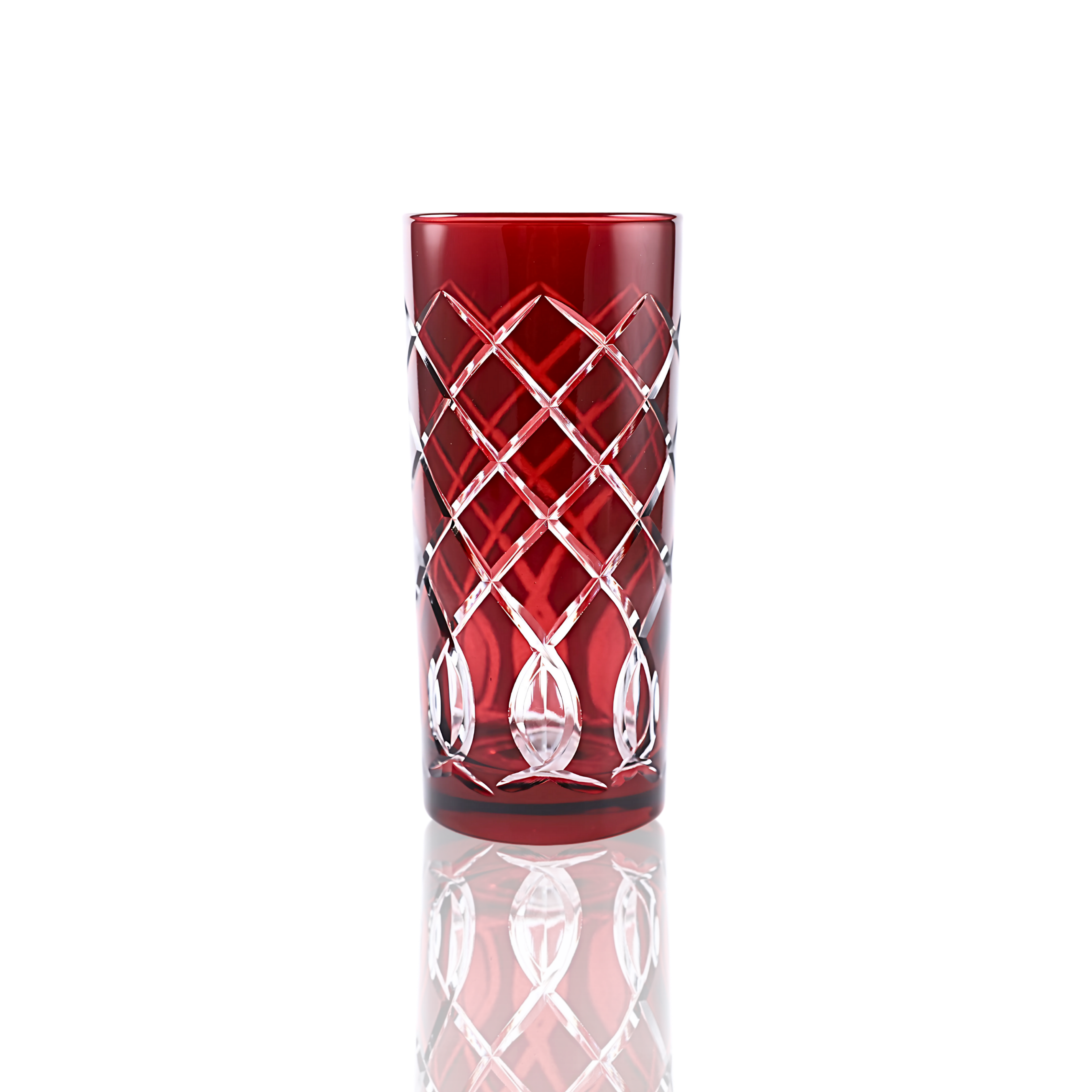 Heritage Highball Glass - Set Of 2 - Margerie Crystal USA