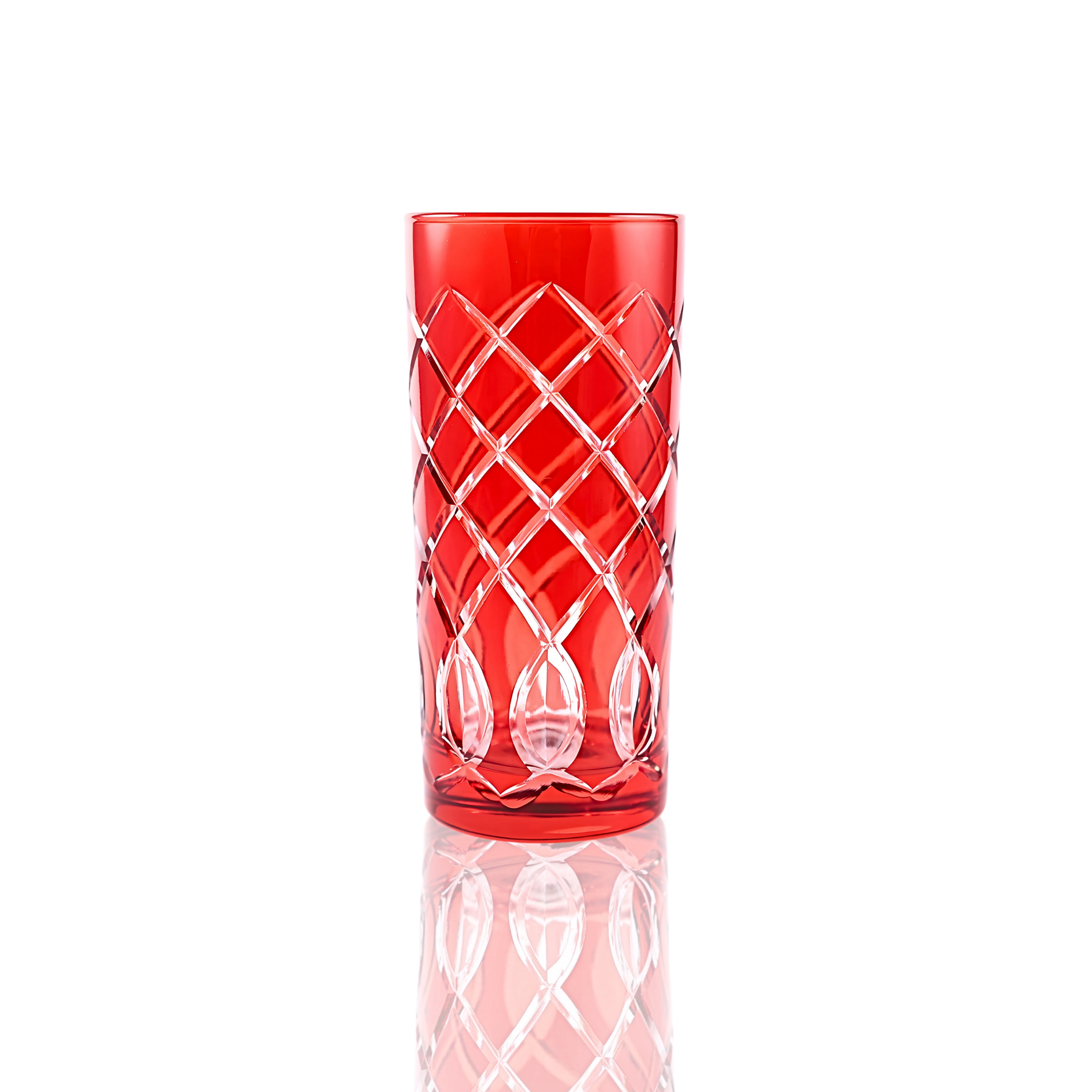 Heritage Highball Glass - Set Of 2 - Margerie Crystal USA