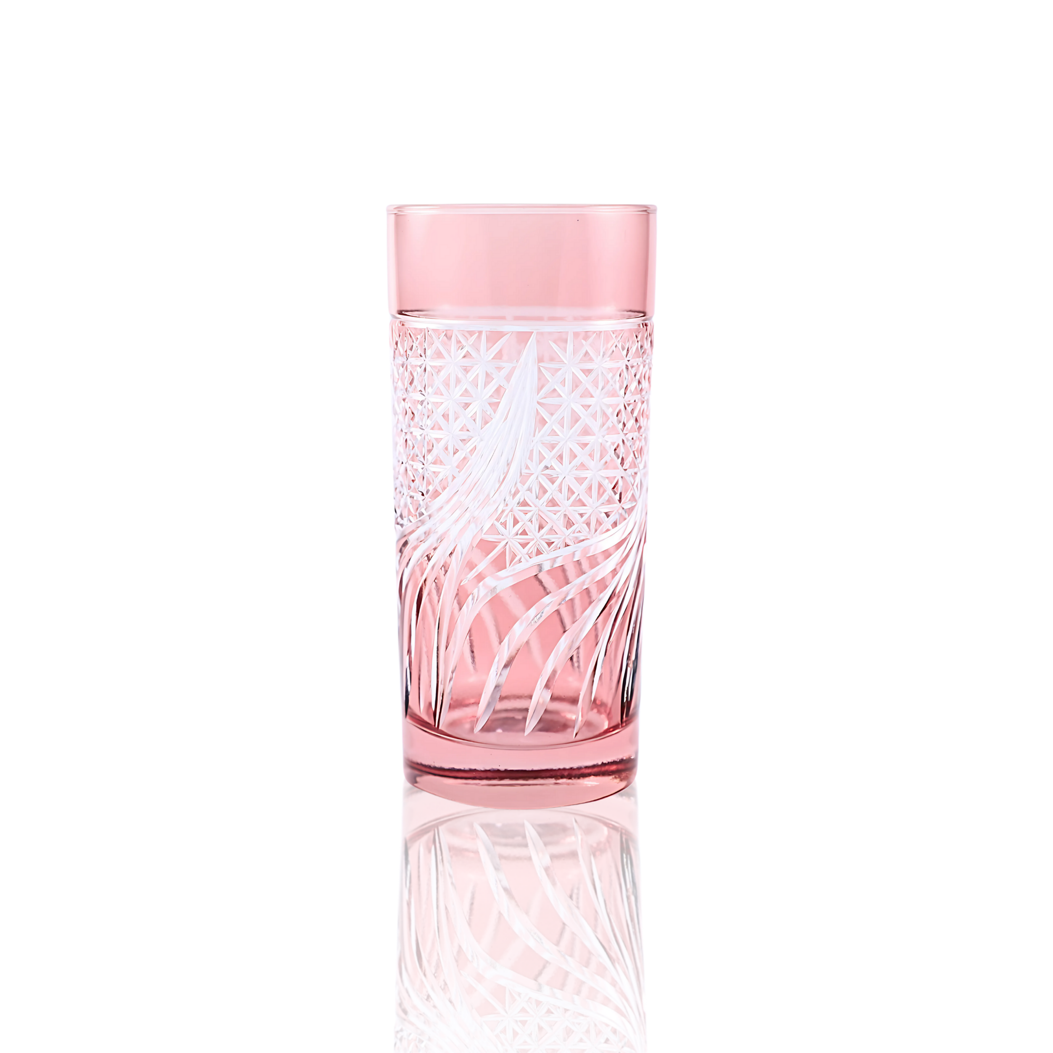 Aurora Highball Glass - Set Of 2 - Margerie Crystal USA