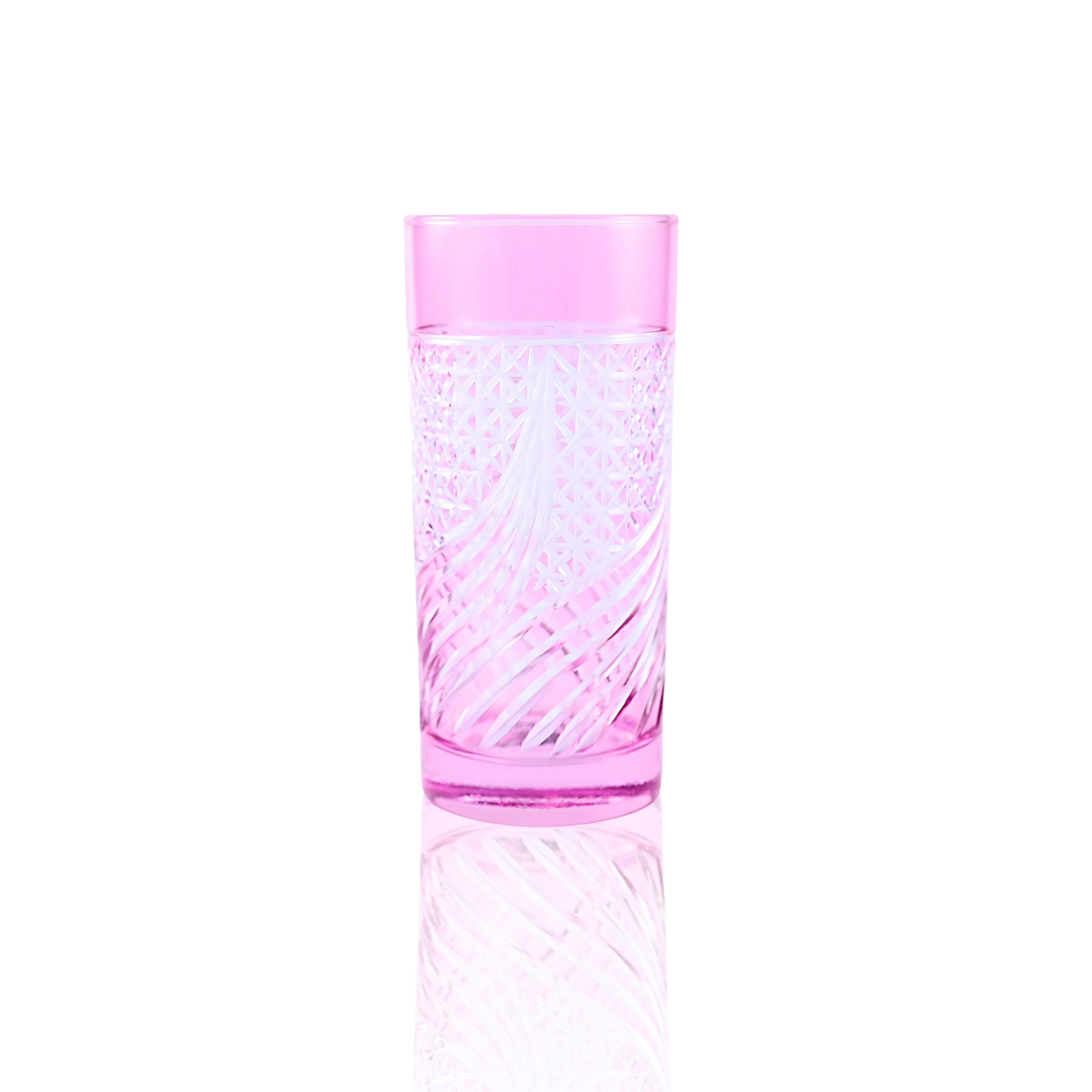 Aurora Highball Glass - Set Of 2 - Margerie Crystal USA
