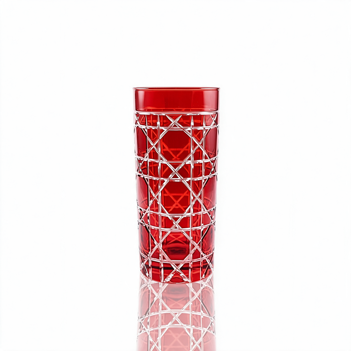 Verre long drink en cristallin taillé Gloria