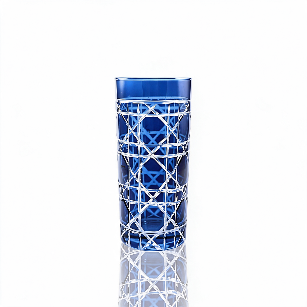Verre long drink en cristallin taillé Gloria
