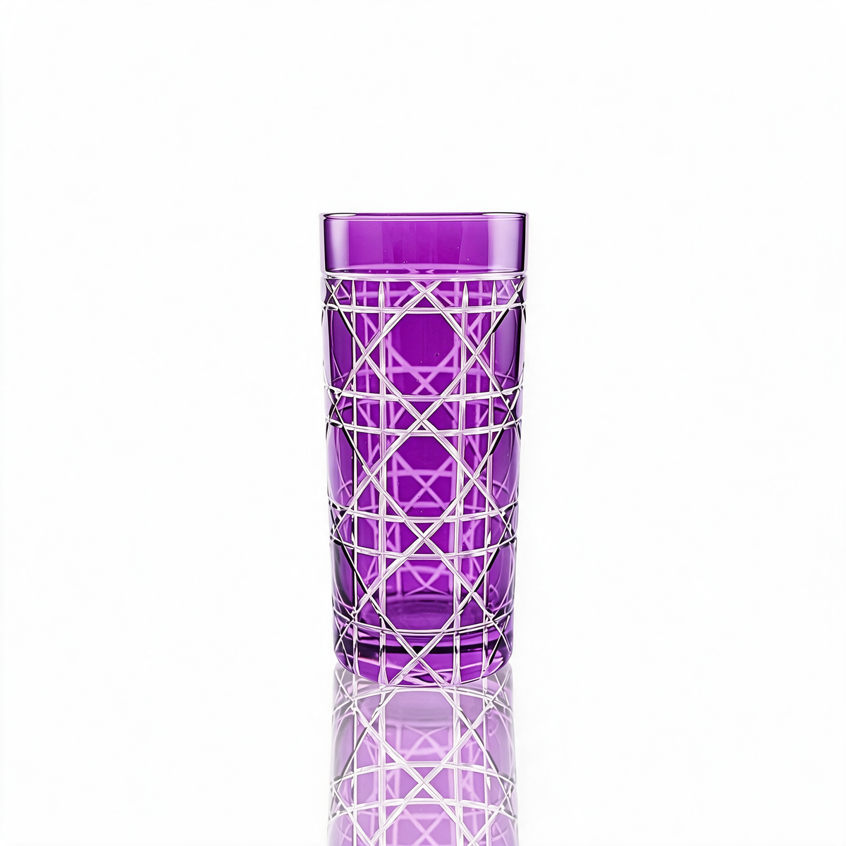 Verre long drink en cristallin taillé Gloria