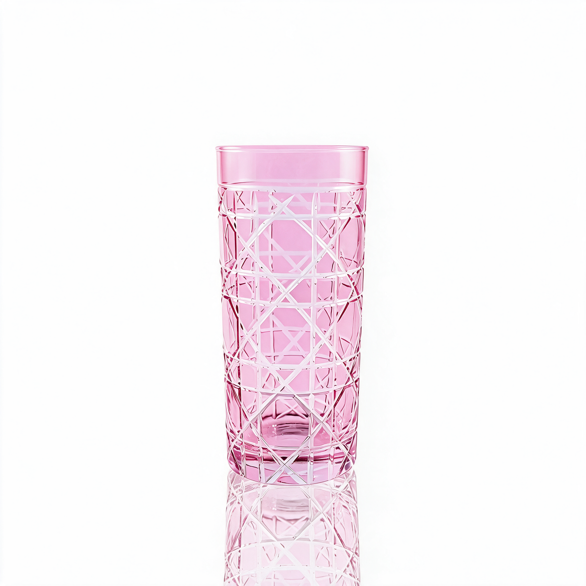 Verre long drink en cristallin taillé Gloria
