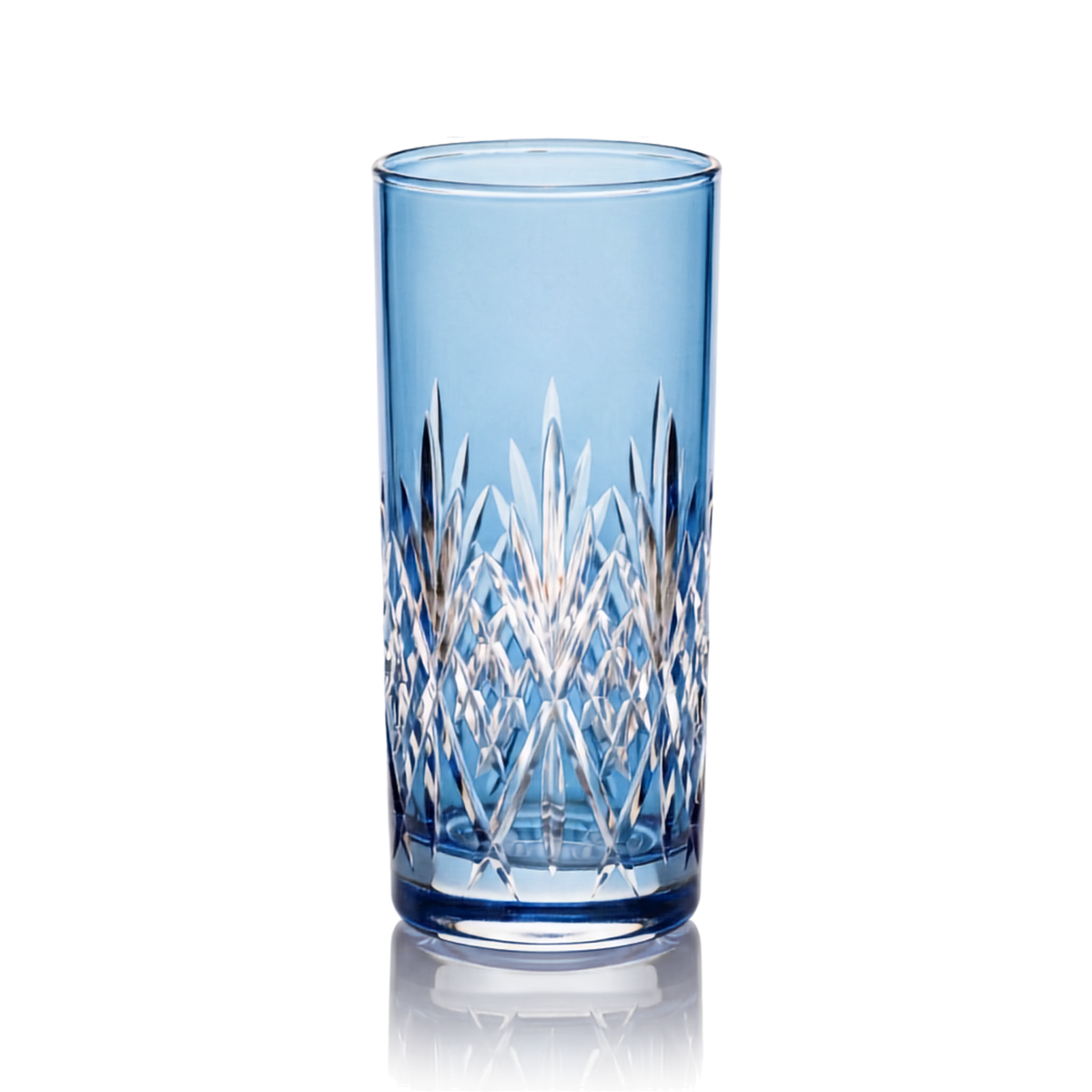 Verre long drink en cristallin taillé Linka