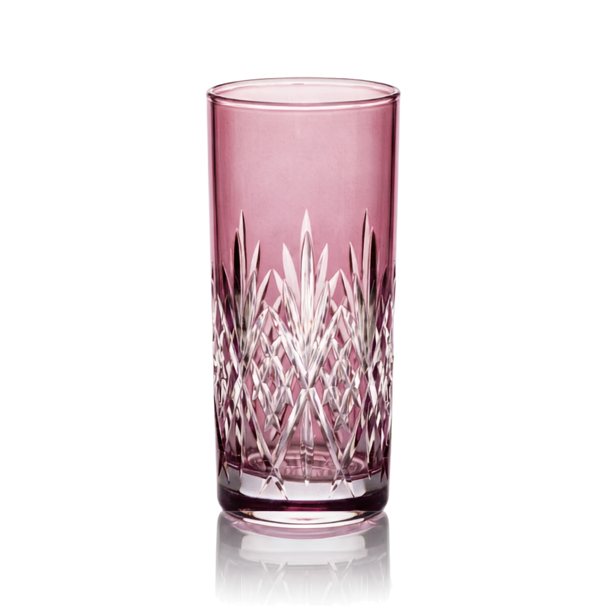 Verre long drink en cristallin taillé Linka