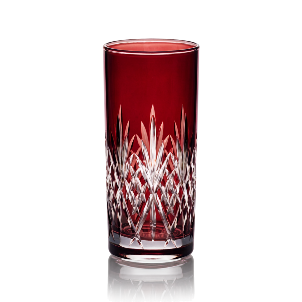 Verre long drink en cristallin taillé Linka