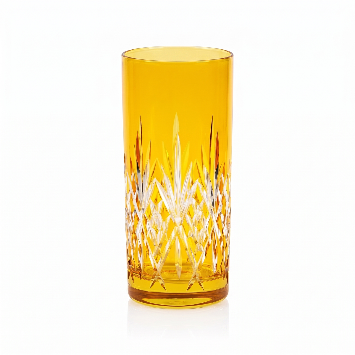 Verre long drink en cristallin taillé Linka