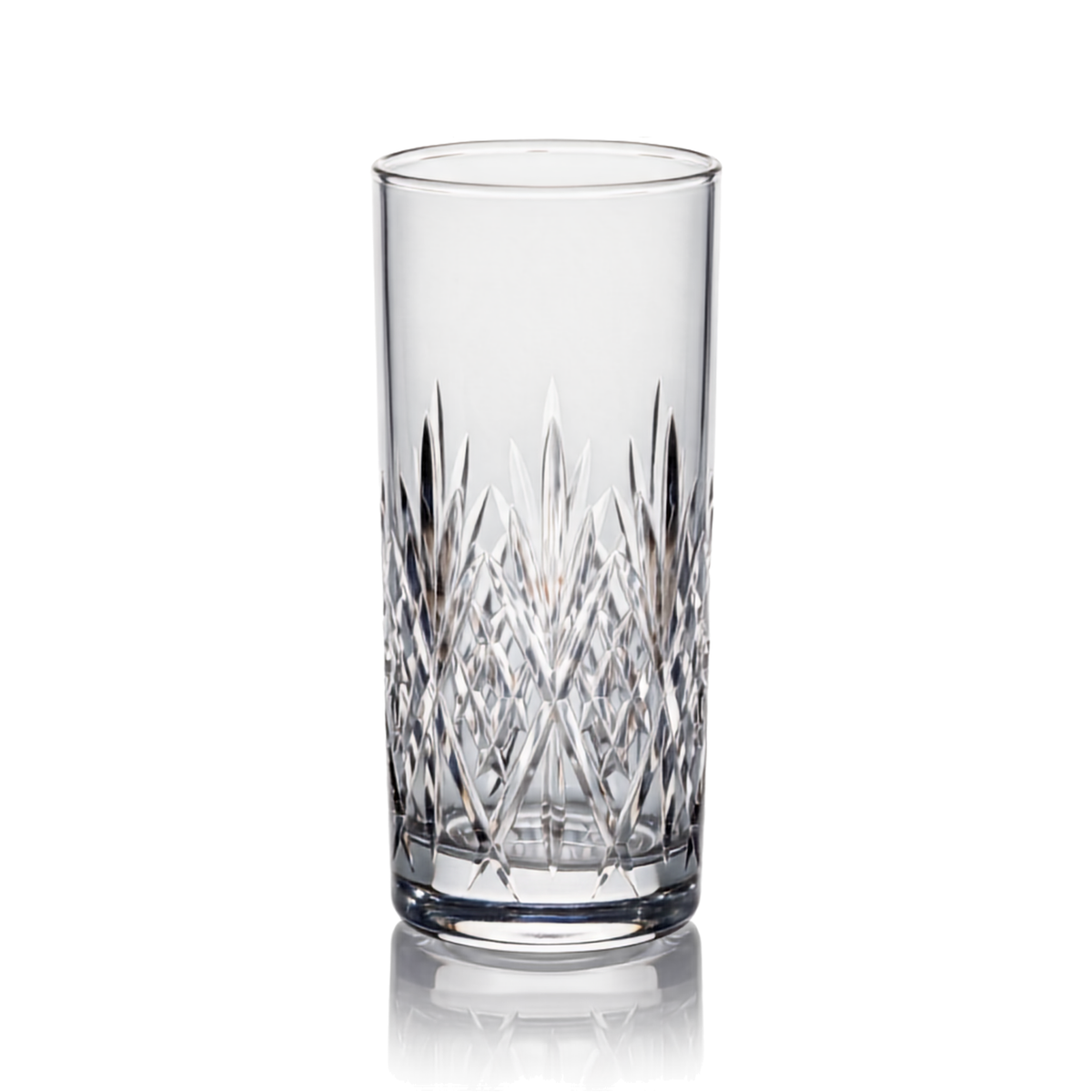 Verre long drink en cristallin taillé Linka