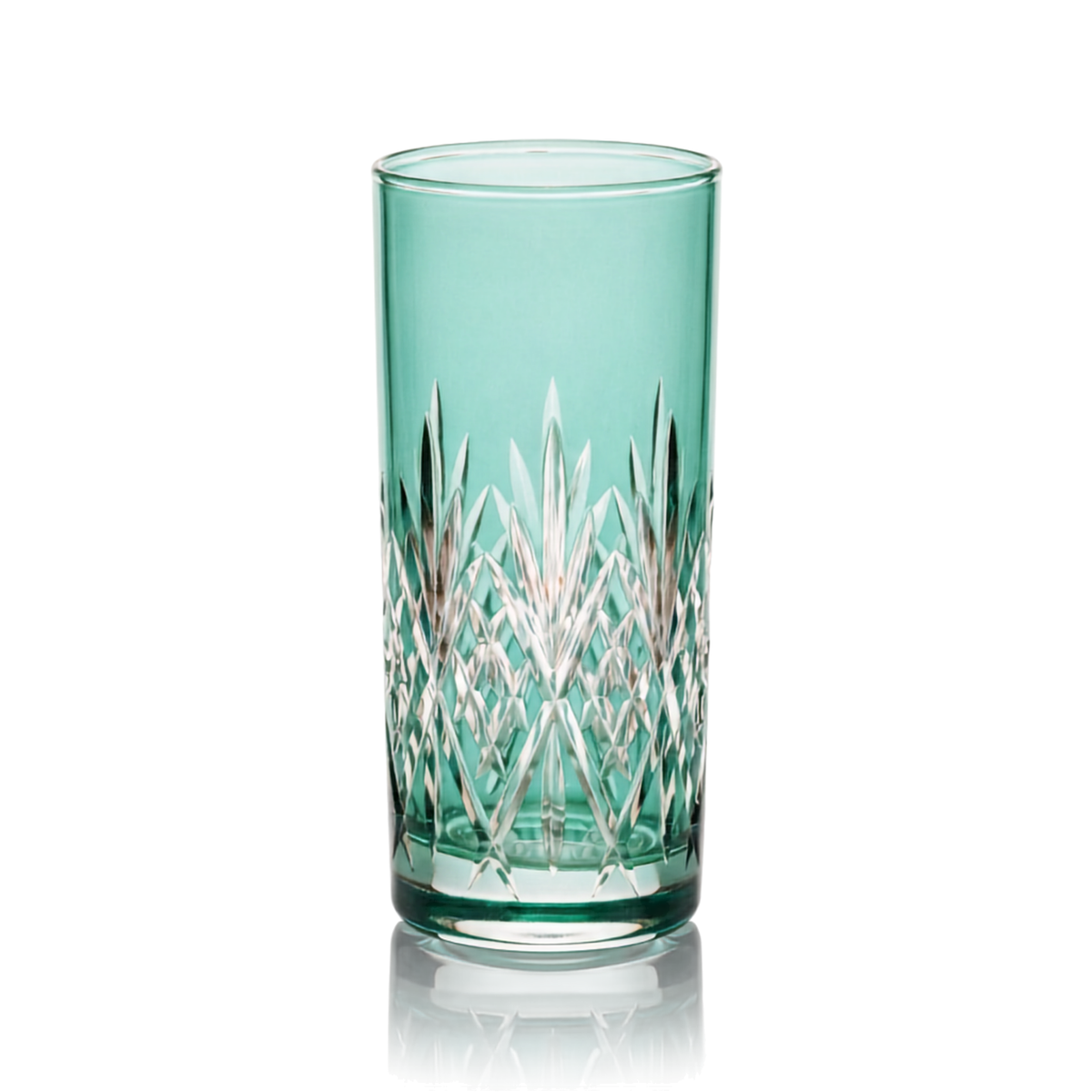 Verre long drink en cristallin taillé Linka