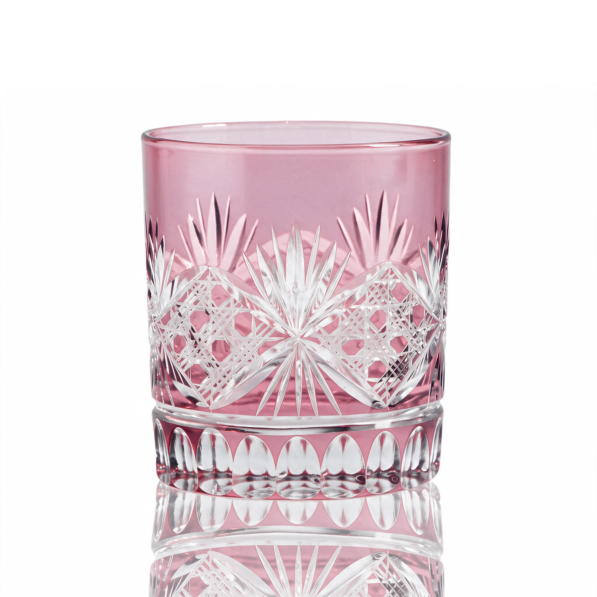 Victorian Cut Double Old Fashioned Glass
