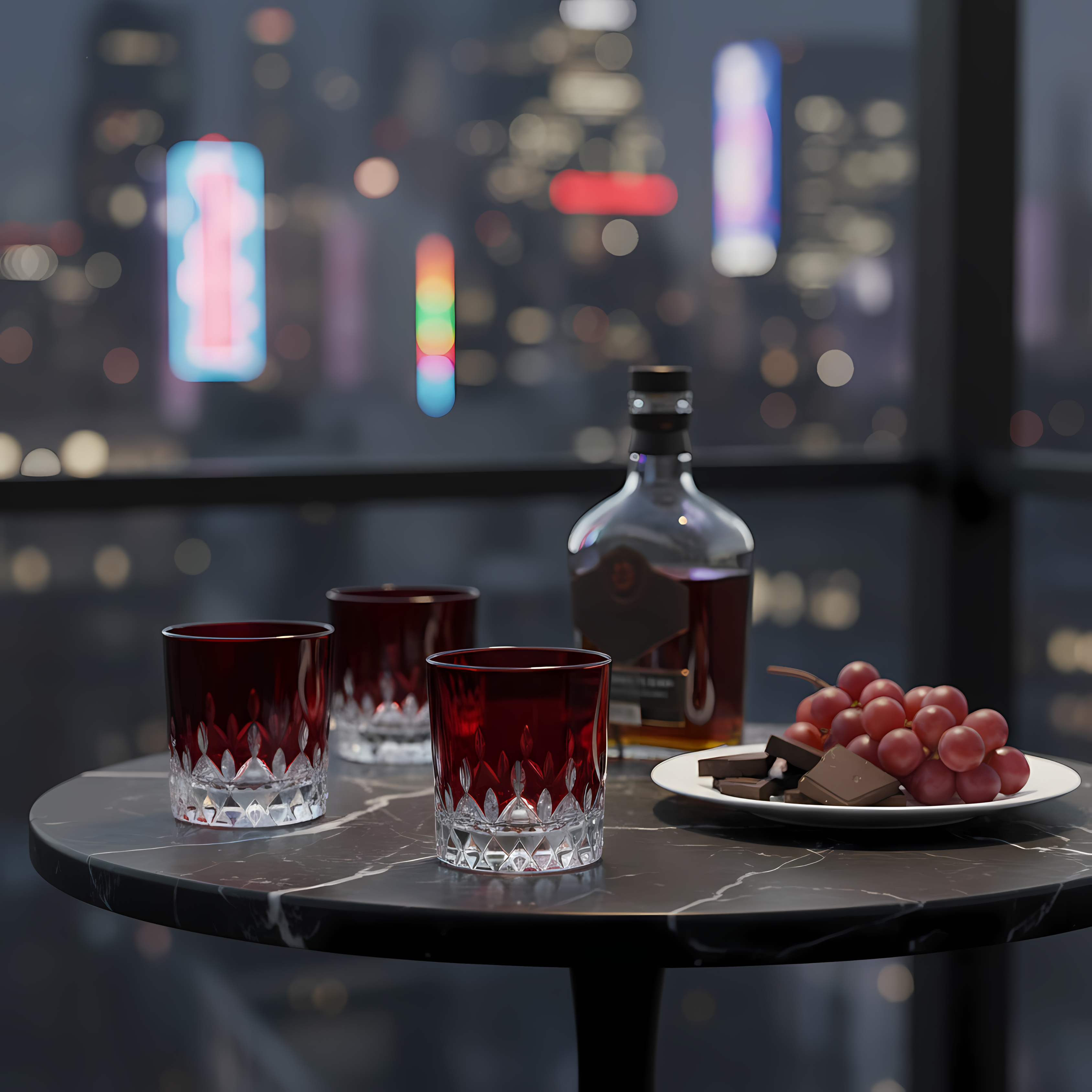 Aria Whiskey Glass - Set Of 2 - Margerie Crystal USA