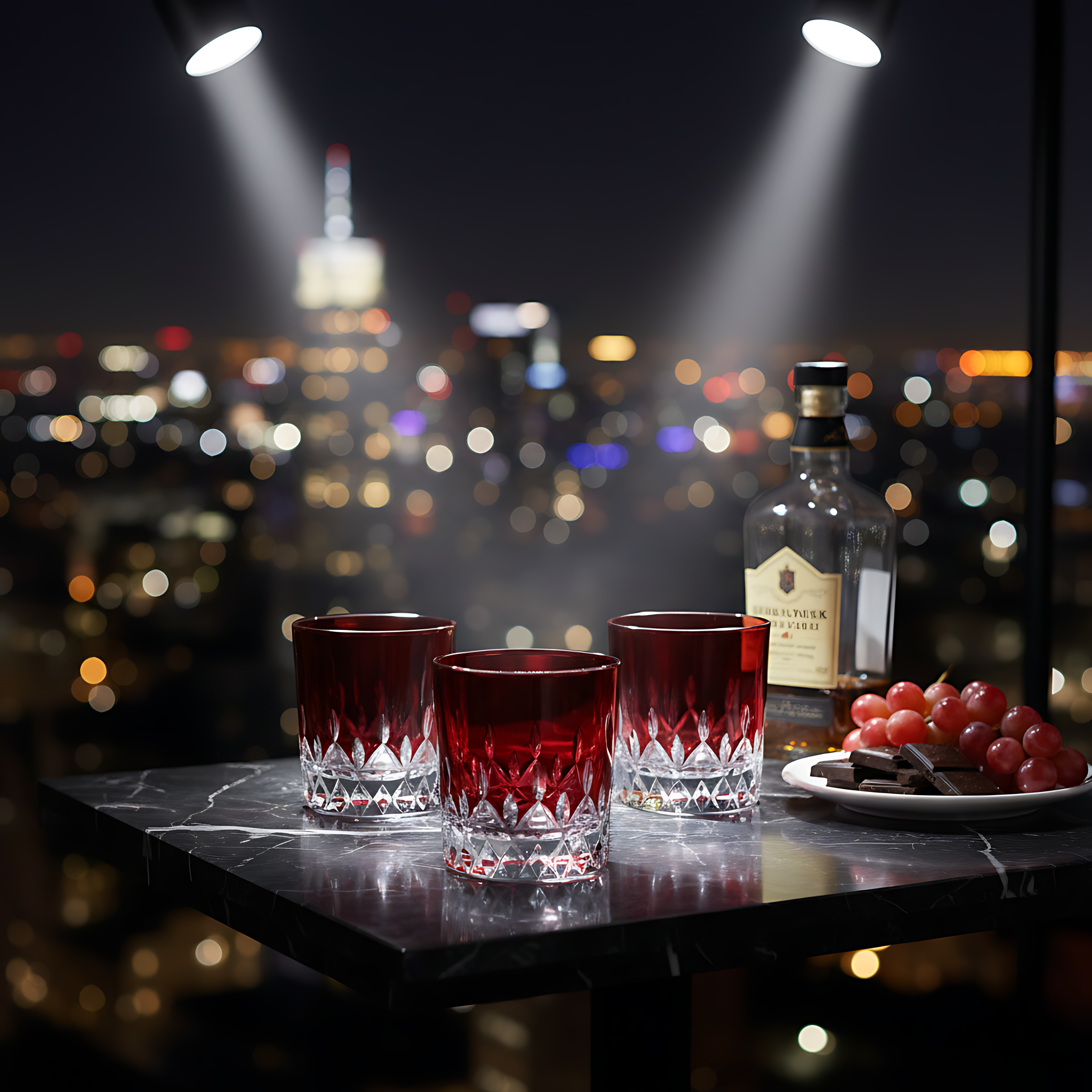 Aria Whiskey Glass - Set Of 2 - Margerie Crystal USA