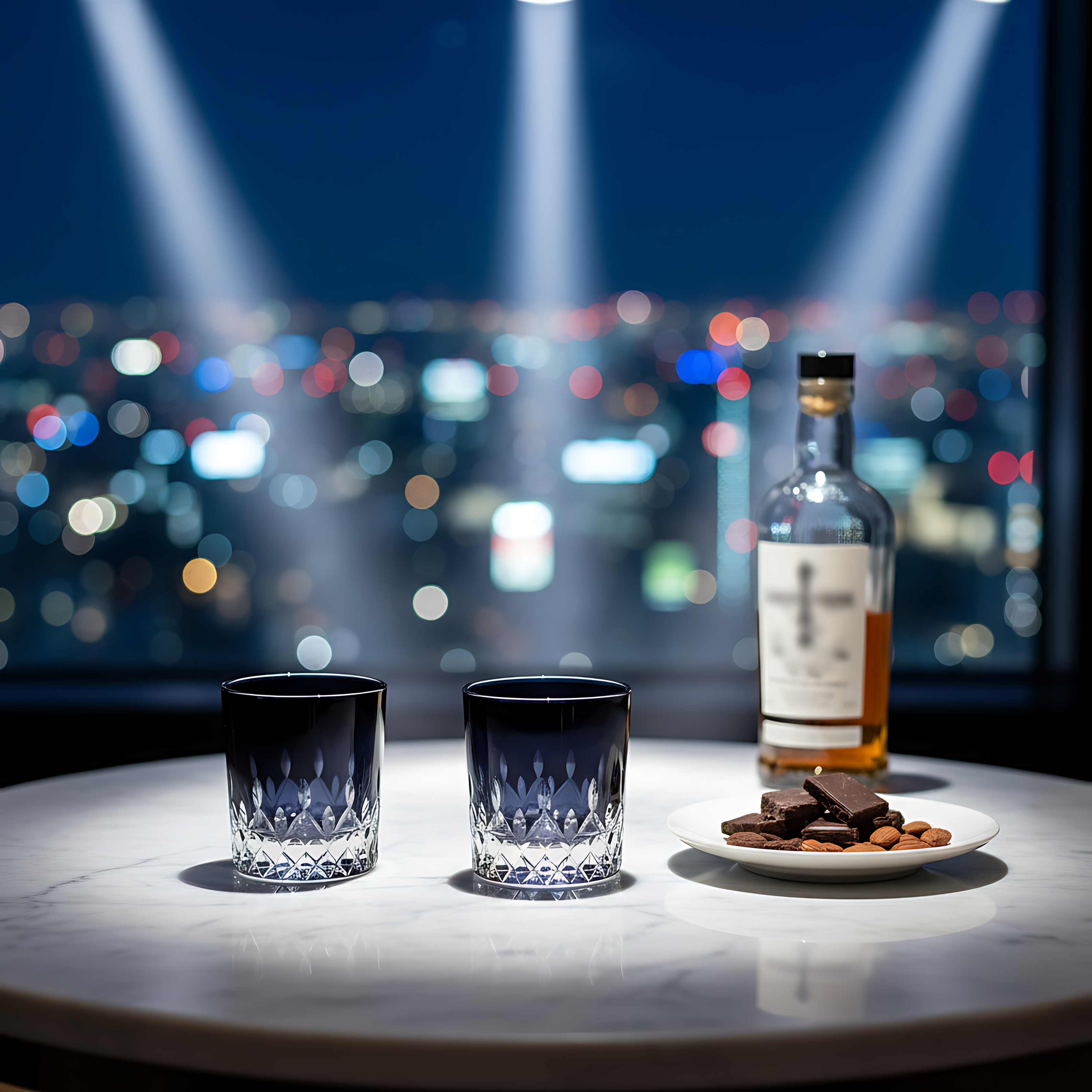 Aria Whiskey Glass - Set Of 2 - Margerie Crystal USA