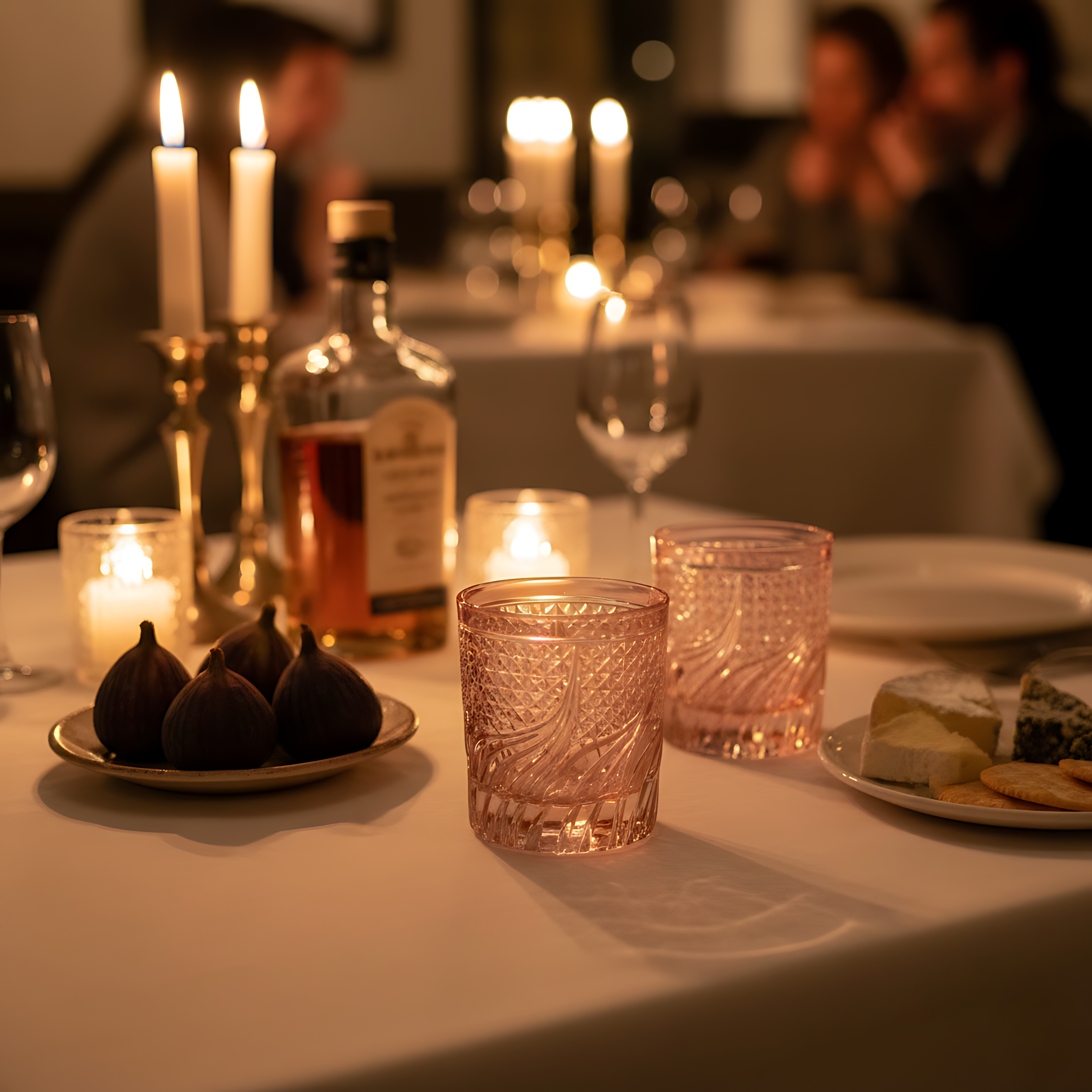 Aurora Old Fashioned Whiskey Glass - Set Of 2 - Margerie Crystal USA